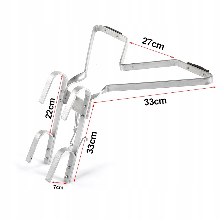 Oparcie DO MURU DRABIN Aluminiowe UNIWERSALNE Wielofunkcyjne Higher AKC — 8
