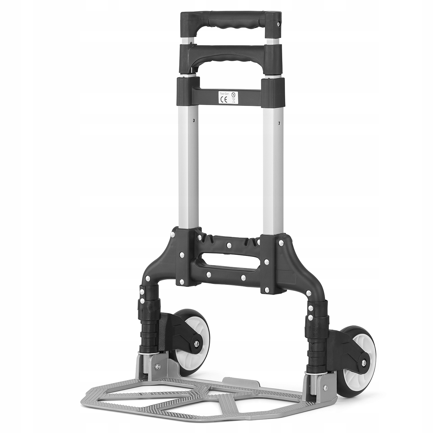 Wózek transportowy młynarka składany aluminiowy HIGHER płaski MOCNY 70kg — 4