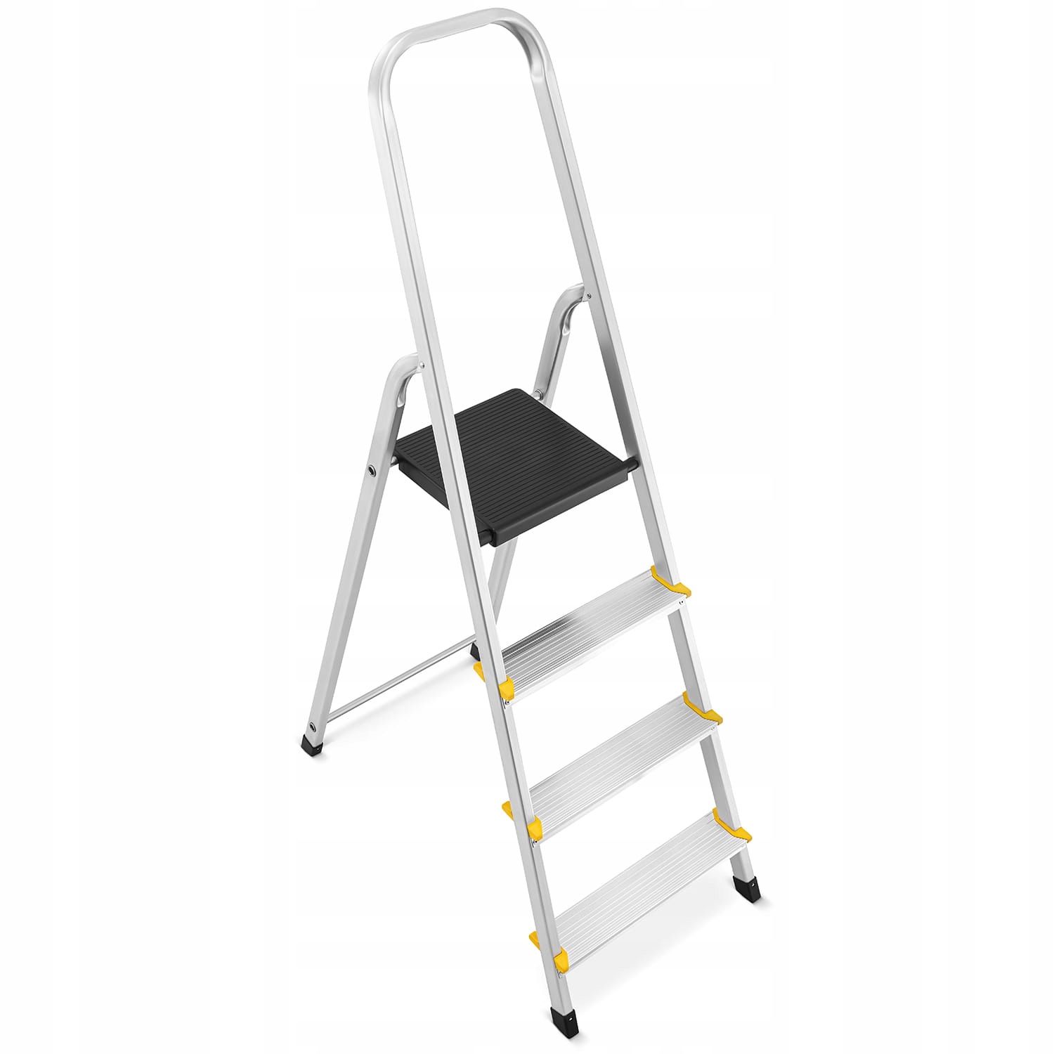 Drabina aluminiowa domowa jednostronna profesjonalna HIGHER 4 stopnie 150kg — 2