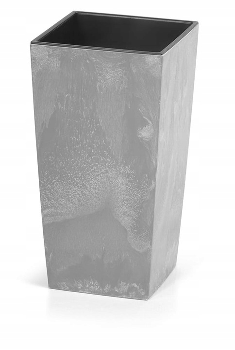 Doniczka wysoka Effect Urbi DURS240E, 24x24x45cm, Kolor Beton — 3