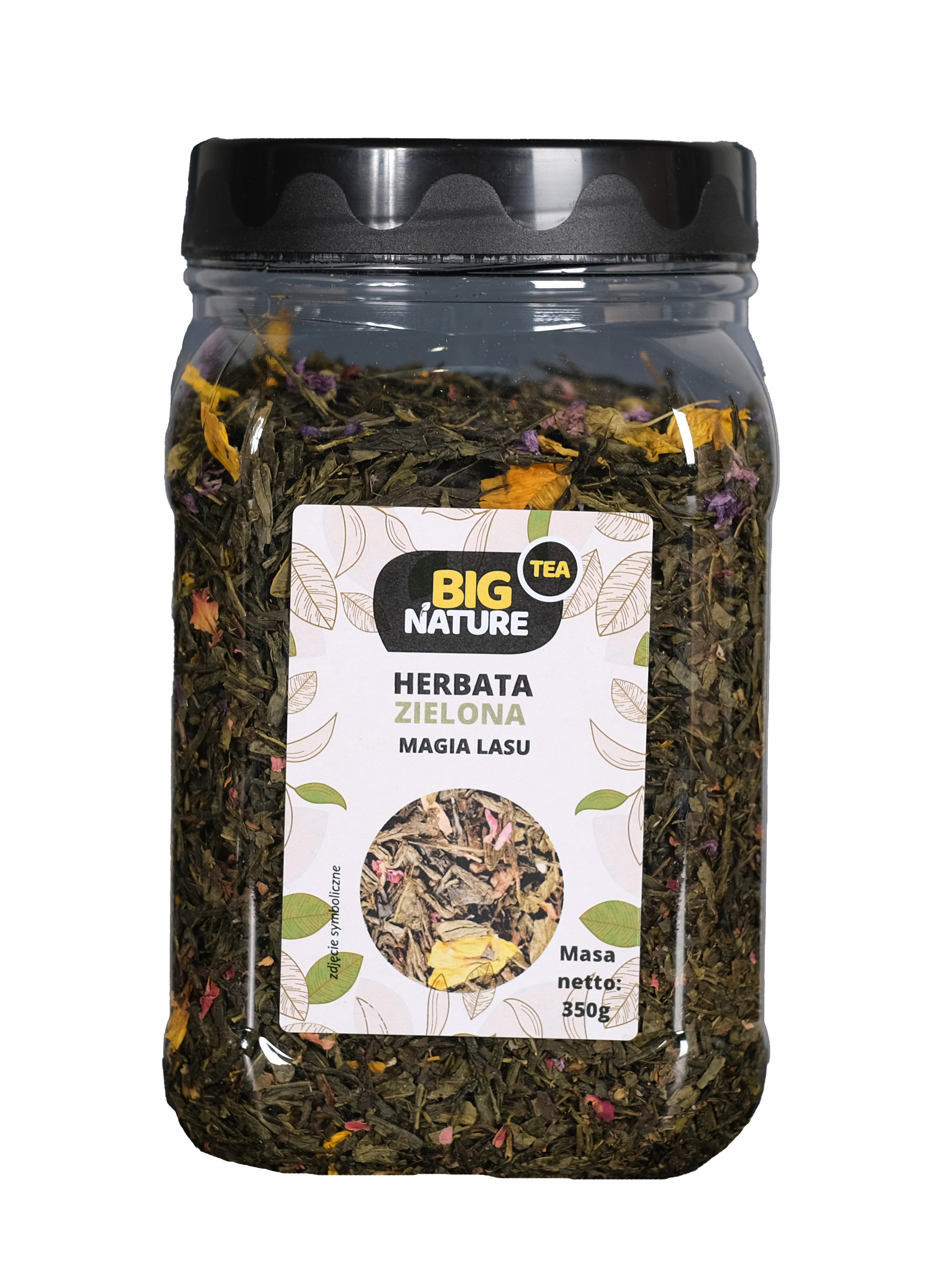 HERBATA ZIELONA MAGIA LASU  350G