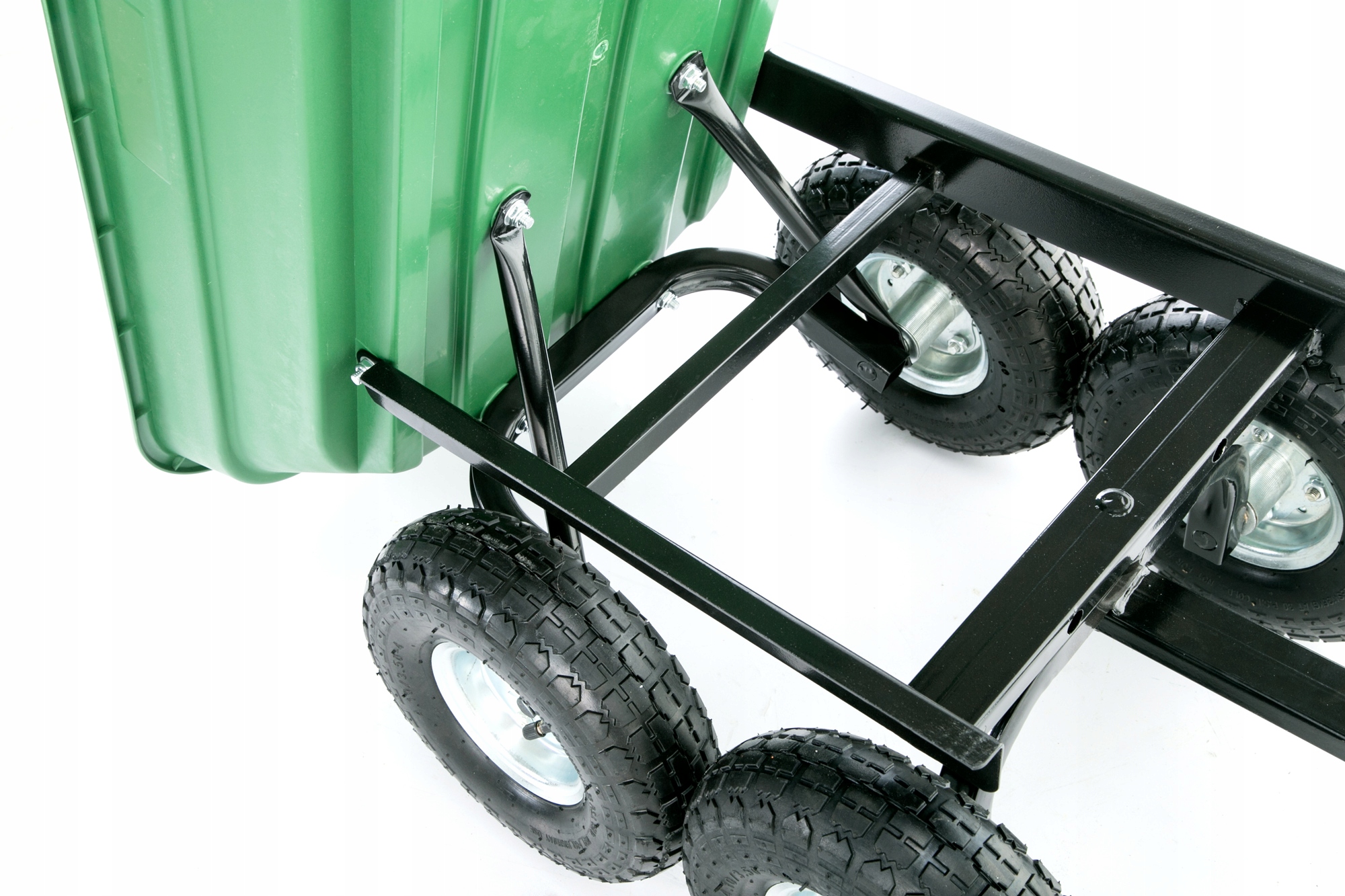 Wózek ogrodowy transportowy taczka przyczepka wywrotka HIGHER 350kg 75L — 11