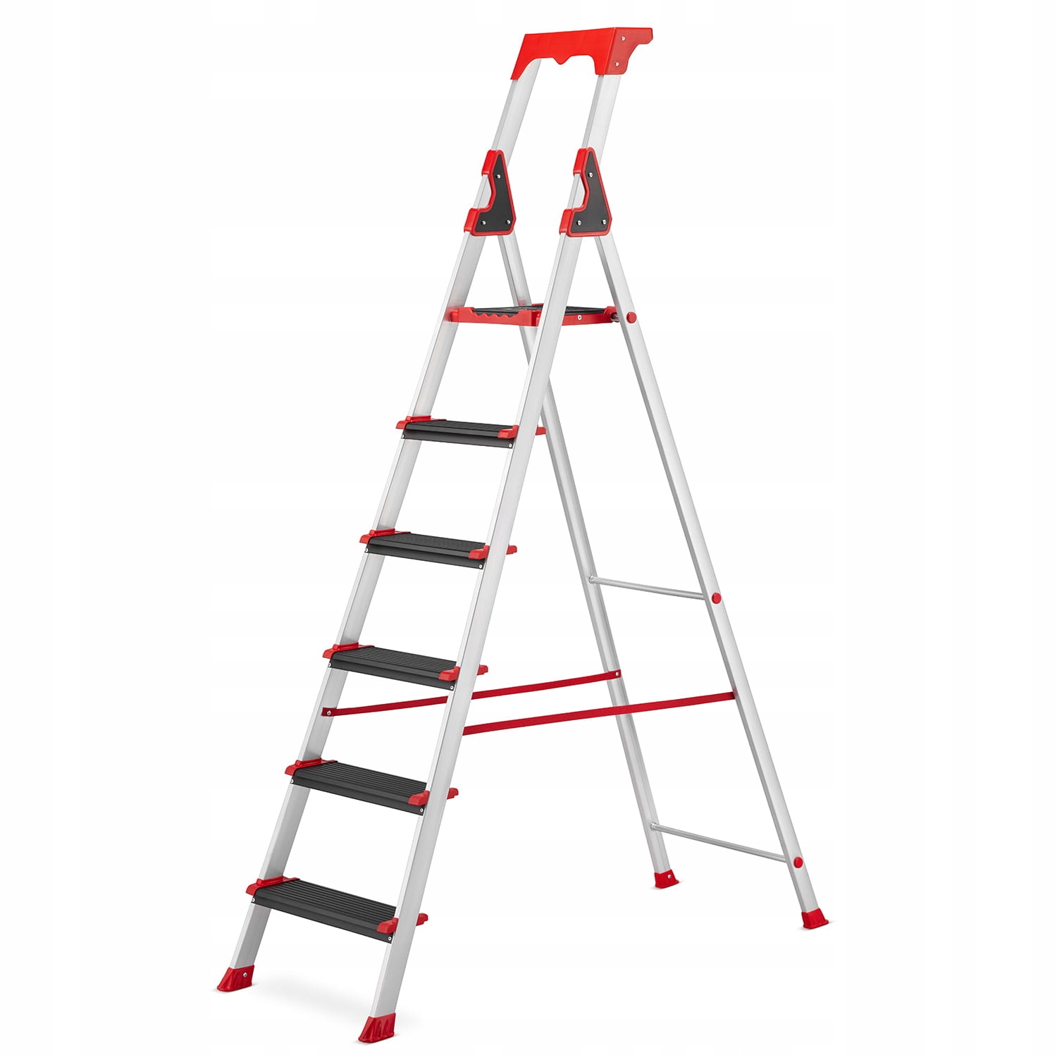 Drabina aluminiowa montażowa magazynowa profesjonalna HIGHER ALU 6 — 5