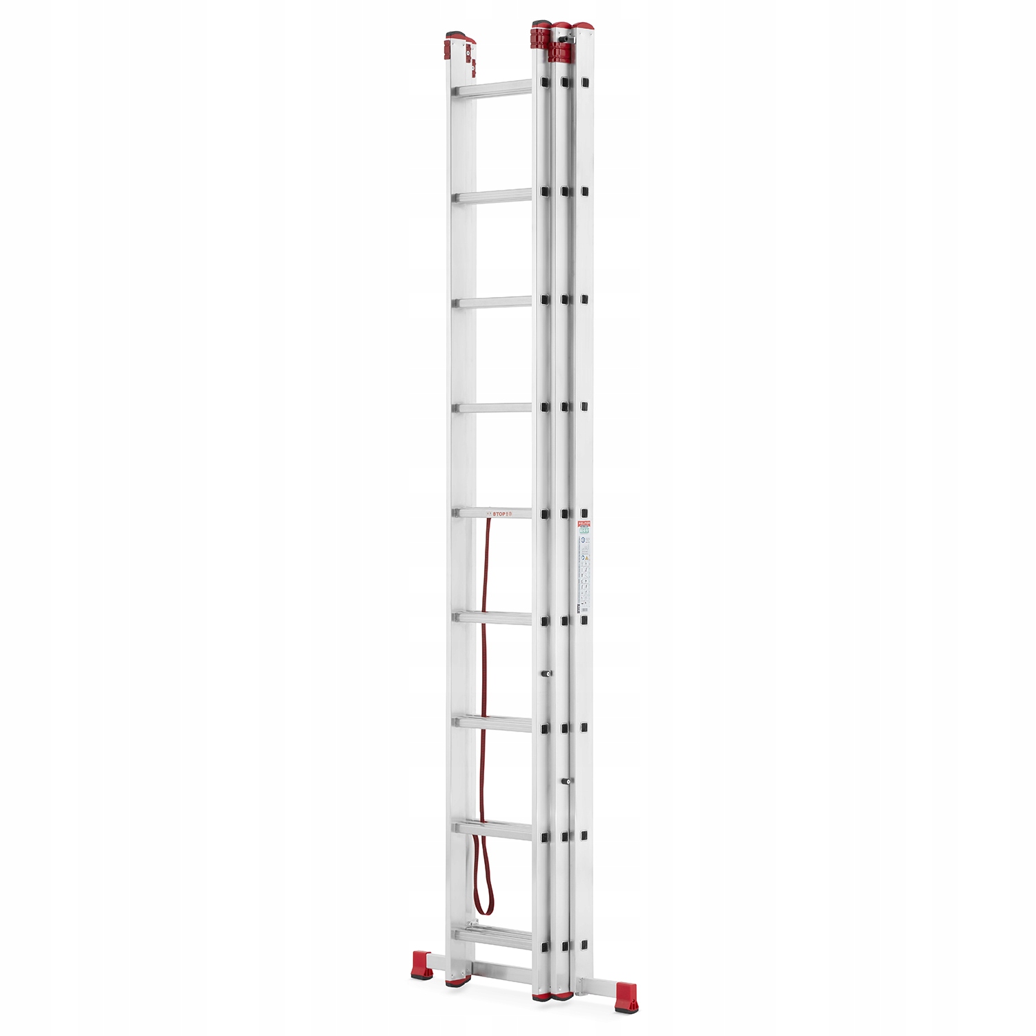 Drabina aluminiowa wielofunkcyjna 3x9 uniwersalna MOCNA PRO 150kg — 6