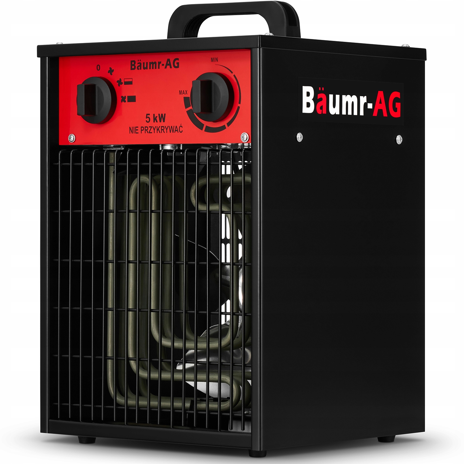 Nagrzewnica elektryczna BAUMR-AG 5kW 5000W dmuchawa farelka 400V siła — 4