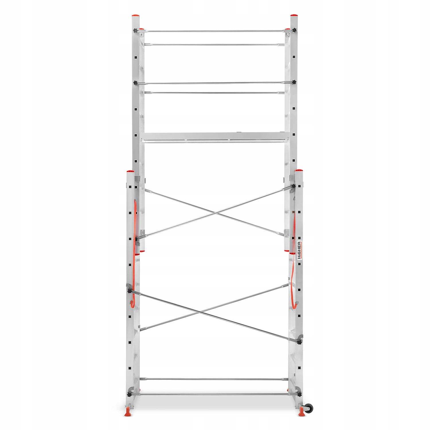 Rusztowanie aluminiowe wielofunkcyjne jezdne składane HIGHER Velly 2x9 — 11