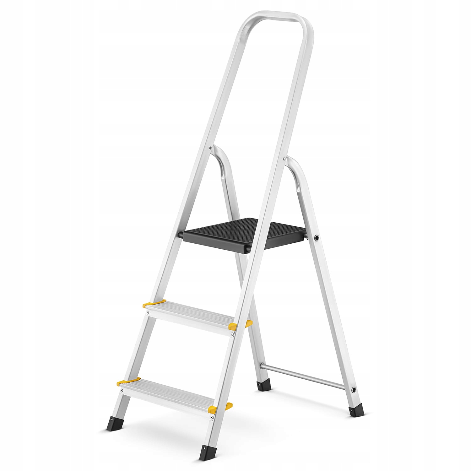Drabina aluminiowa domowa jednostronna profesjonalna HIGHER 3 stopnie 150kg — 6