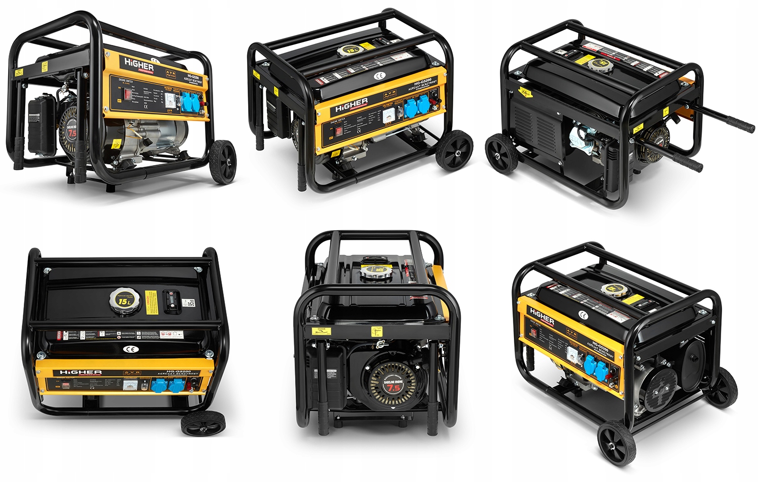 Agregat generator prądotwórczy HIGHER 4,2kW AVR — 2