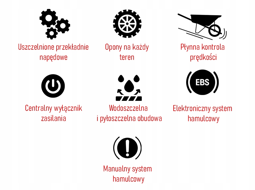 Taczka elektryczna budowlana koleba ogrodowa BAUMR-AG 2w1 120 L 300 kg 40 V — 7
