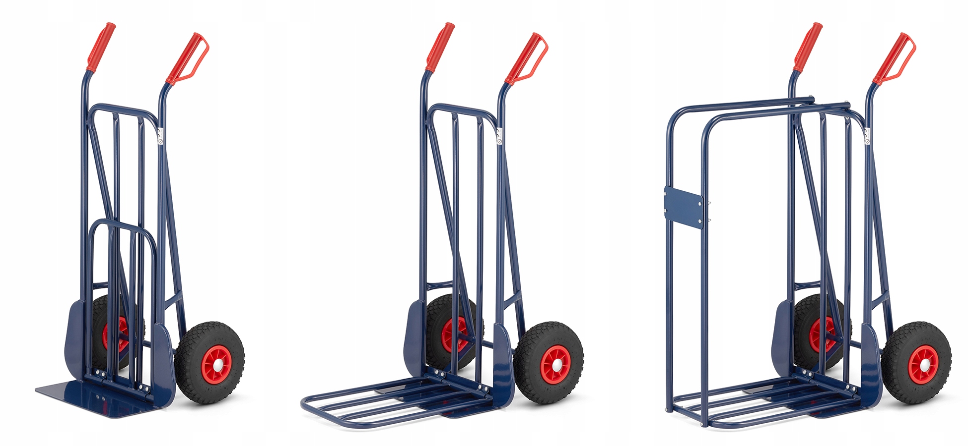 Wózek magazynowy MŁYNARKA składany na drewno HIGHER mocny 280kg SOLIDNY — 2