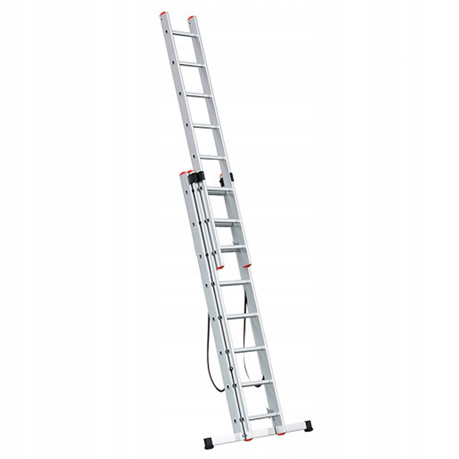 Drabina aluminiowa wielofunkcyjna 3x8 HIGHER na schody PRO + GRATIS — 2