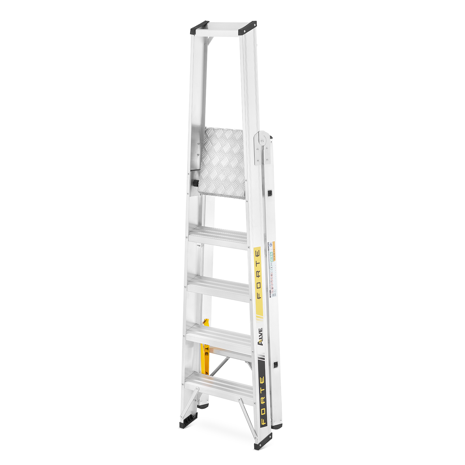 Drabina magazynowa podest roboczy ALOSS 9305 3,06m — 5