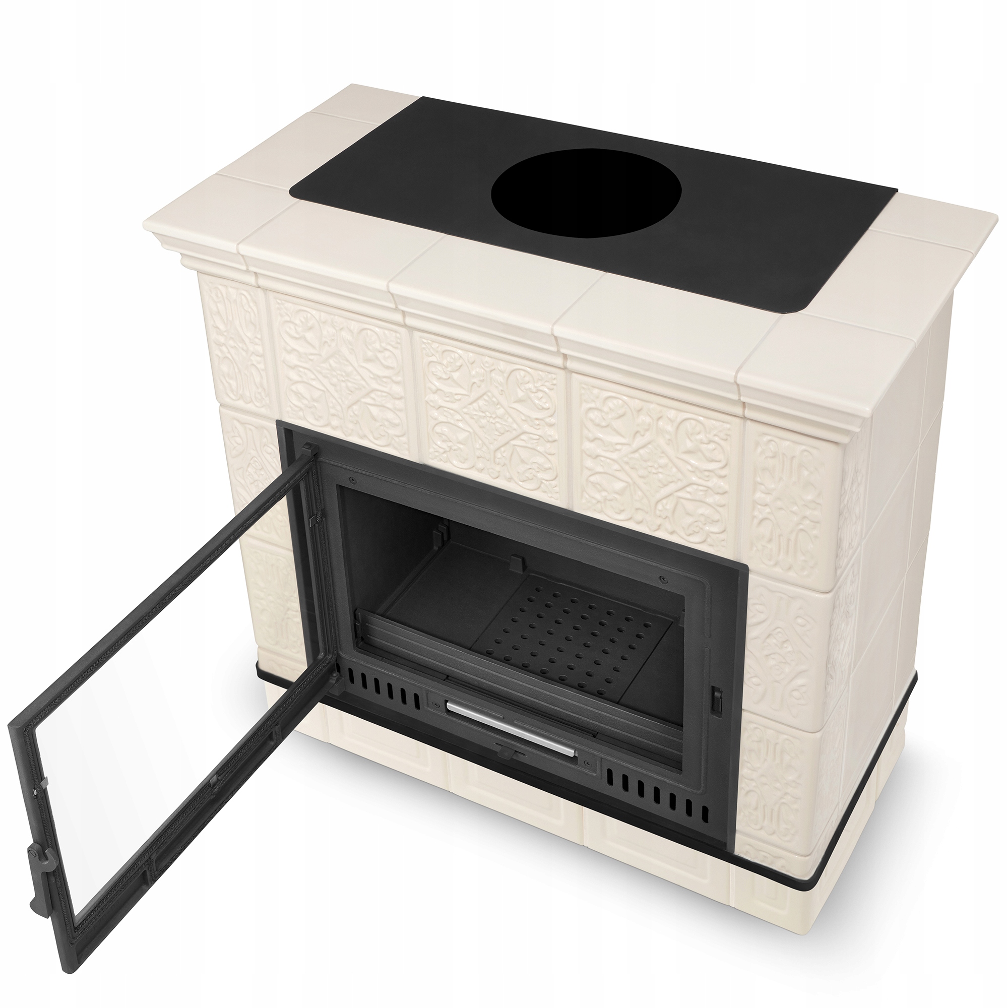 Piec kominek piecyk koza kaflowy ceramiczny obudowa kominkowa MALLORCA — 3