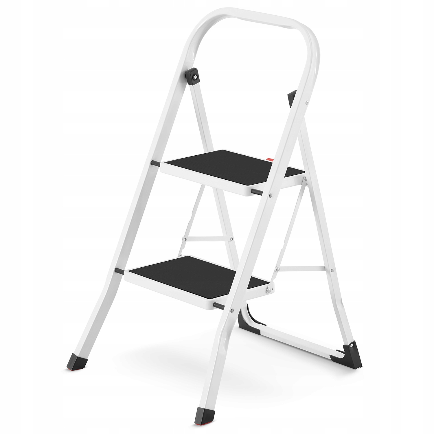Drabina domowa lekka składana stalowa drabinka schodki 2 stopnie HIGHER BI — 4