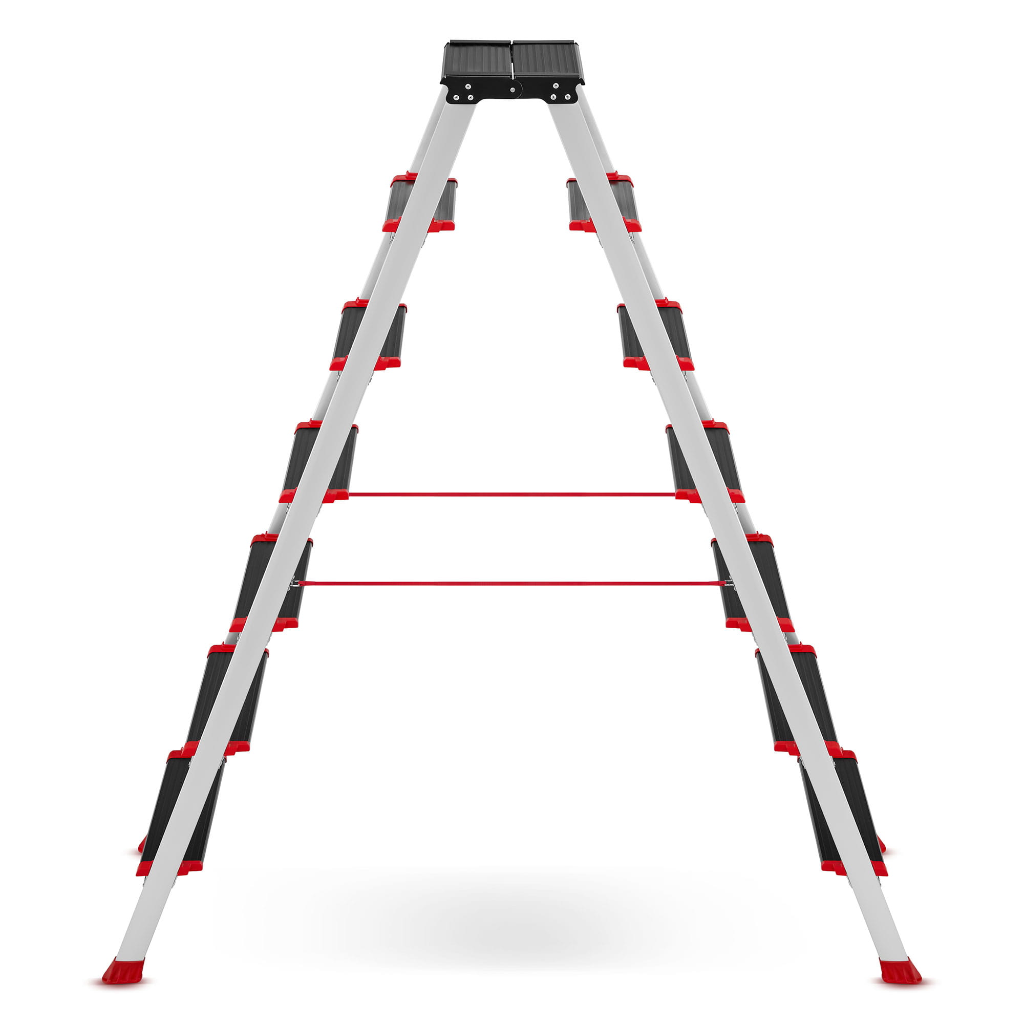 Drabina aluminiowa profesjonalna dwustronna składana HIGHER 2x7 - 3,76 m — 8