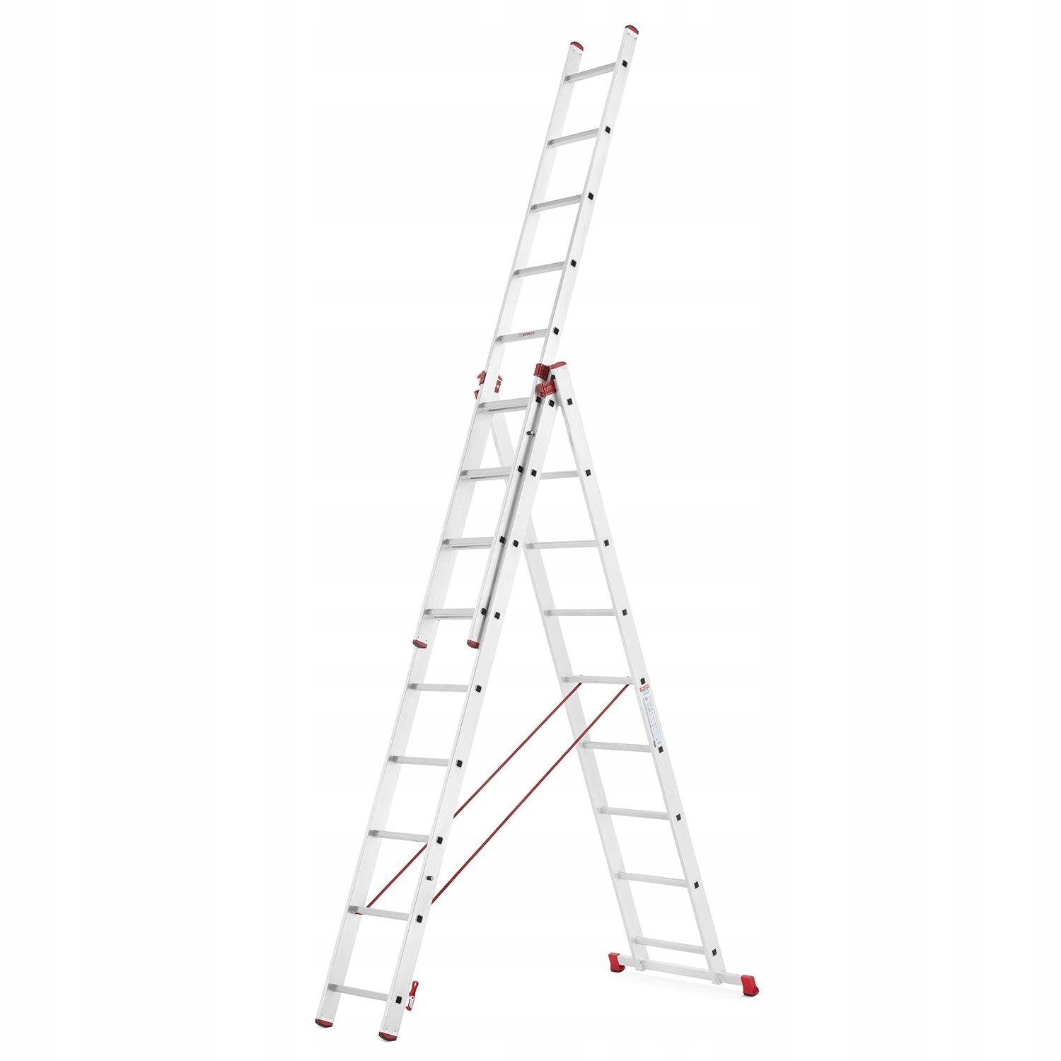 Drabina aluminiowa wielofunkcyjna 3x9 uniwersalna MOCNA PRO 150kg — 2