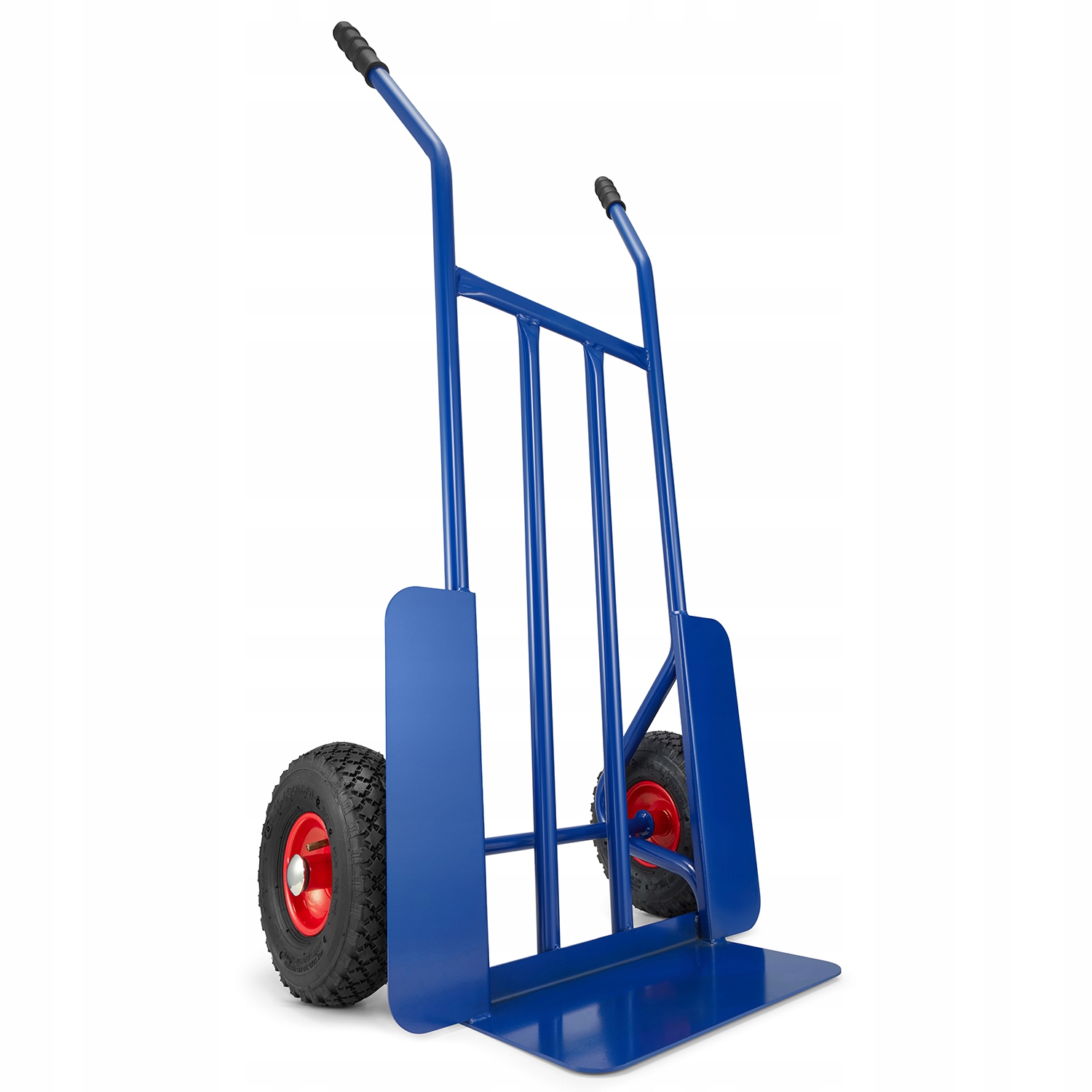 Wózek transportowy magazynowy młynarka HIGHER 280kg pompowane koła — 6