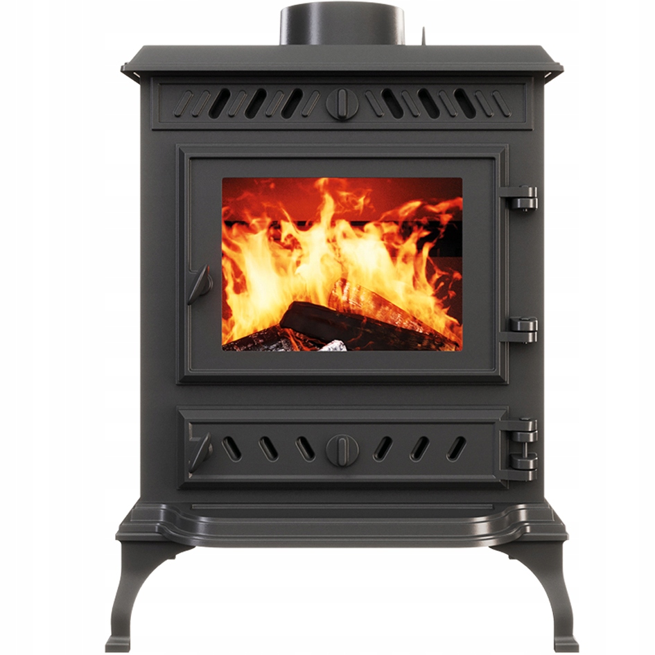 Piec piecyk kominek żeliwny koza KAWMET P3 ECO 7,4 kW wolnostojący — 5