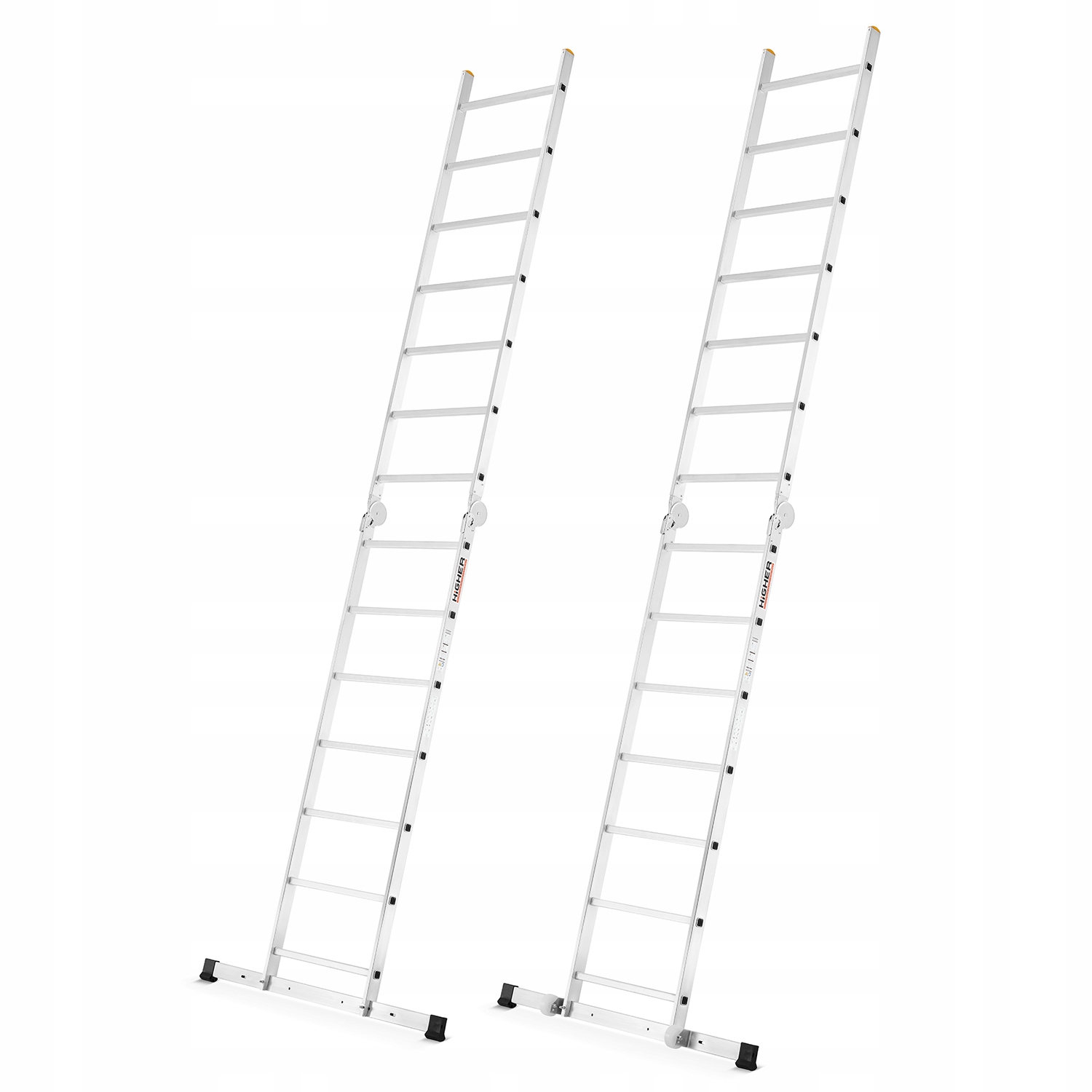 Rusztowanie aluminiowe drabinowe przegubowe jezdne HIGHER DR 2x7 4,0m 150kg — 13