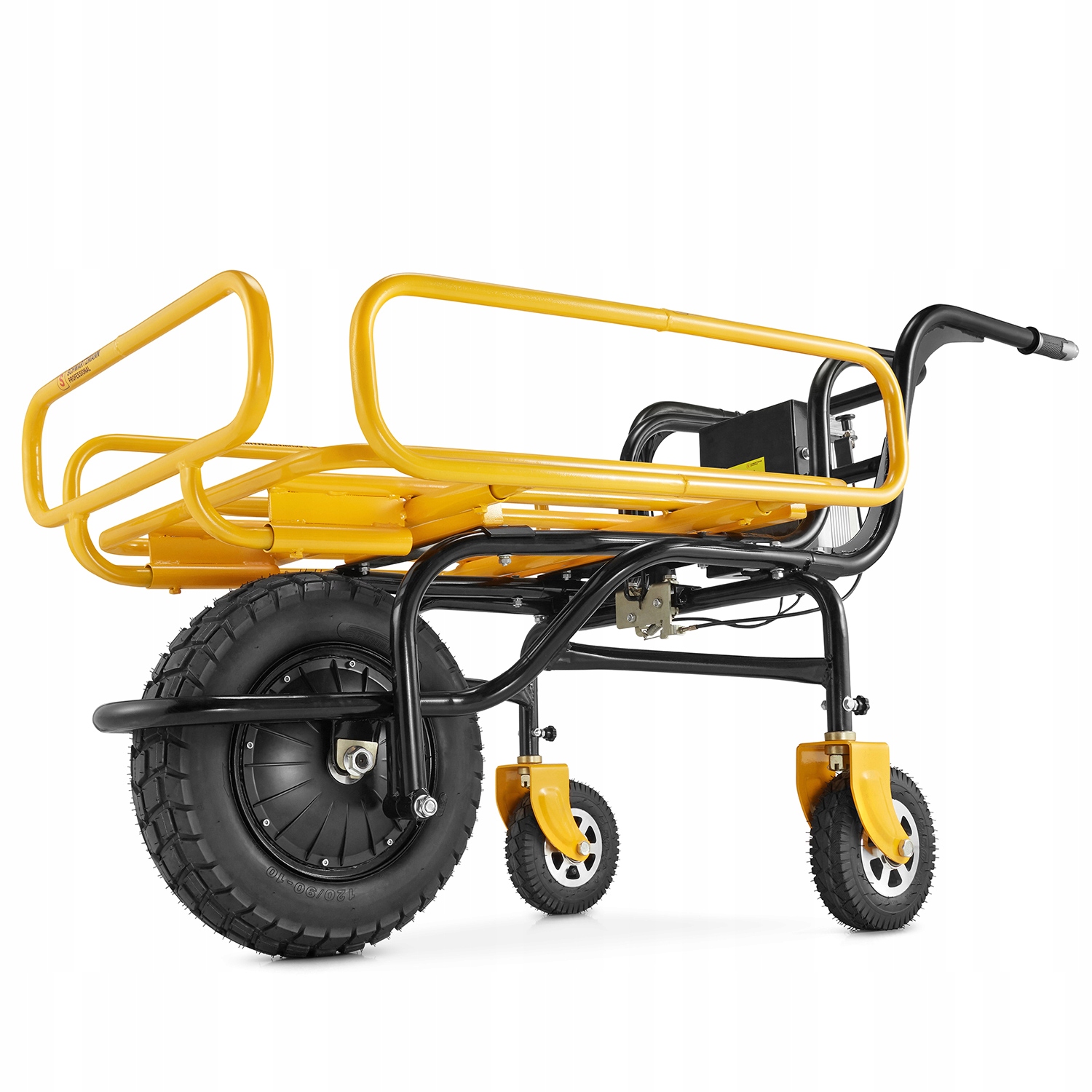 Taczka elektryczna na akumulator z napędem wozidło elektryczne 350W 150kg — 8