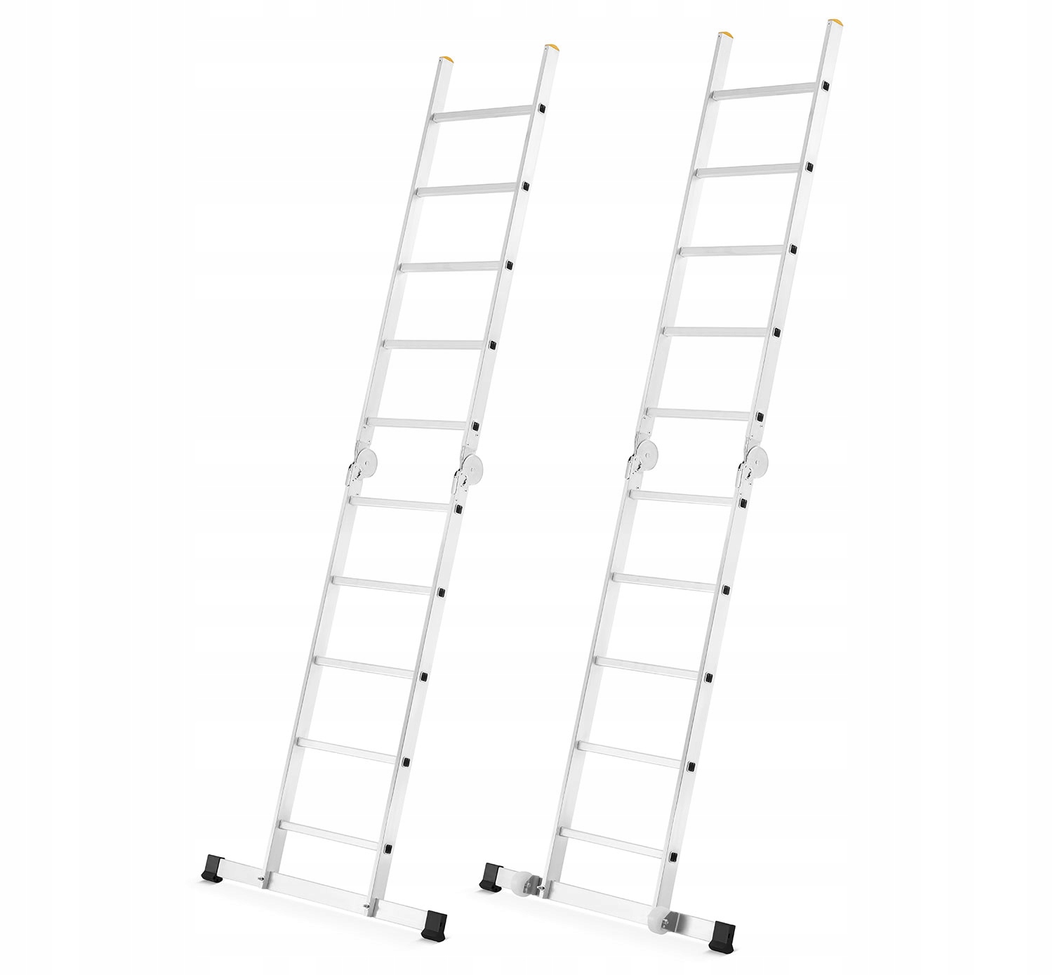 Rusztowanie aluminiowe drabinowe przegubowe jezdne HIGHER DR 2x5 4,0m 150kg — 13