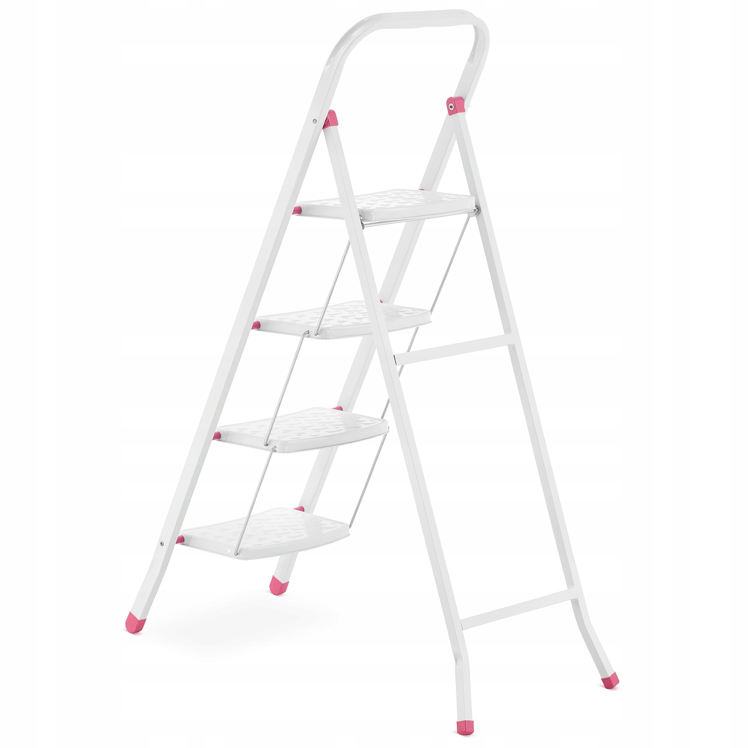 Drabina składana domowa 4 stopniowa schodki HIGHER — 3