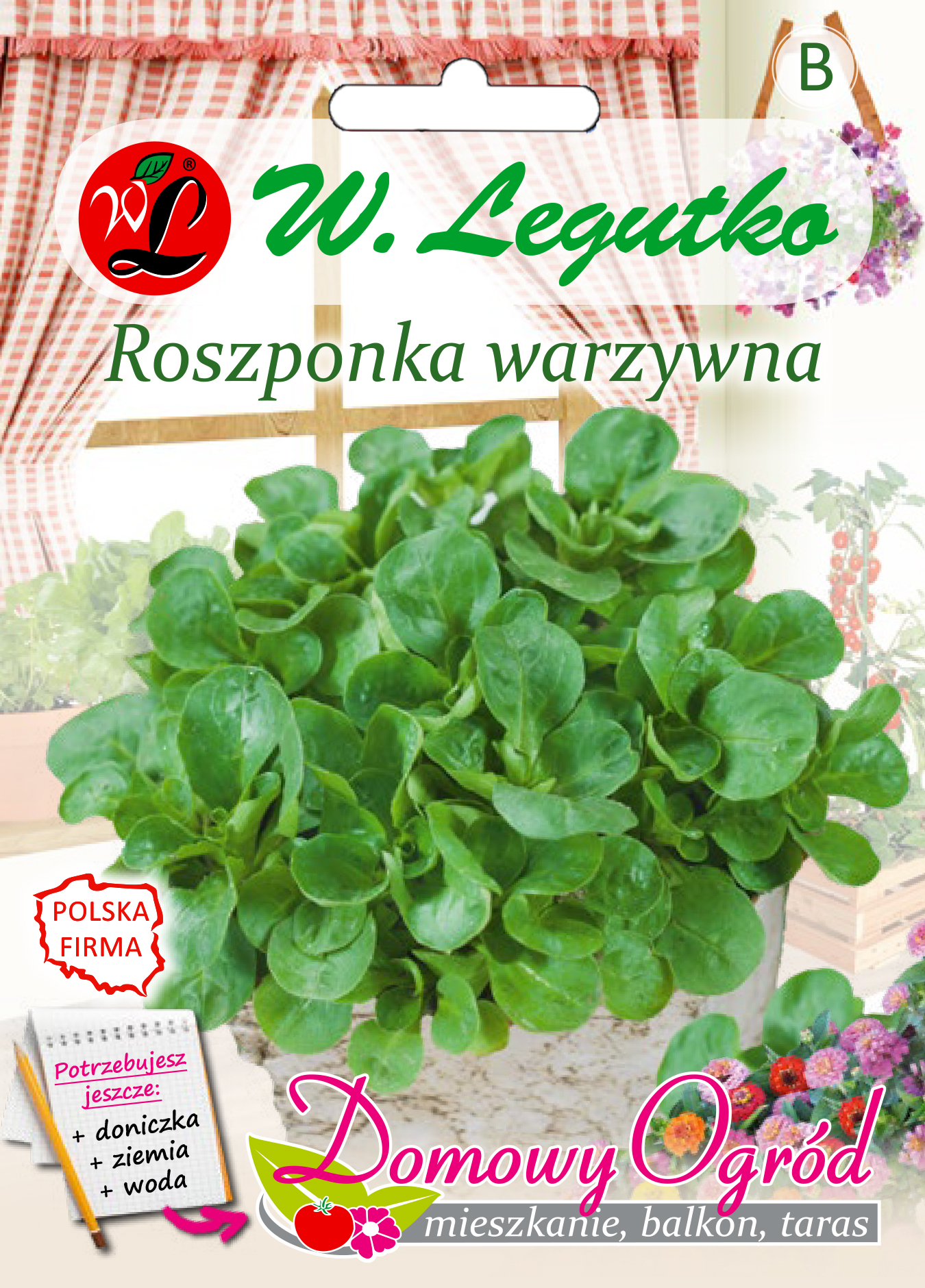 Nasiona Roszponka warzywna Verte de Cambrai, 2g