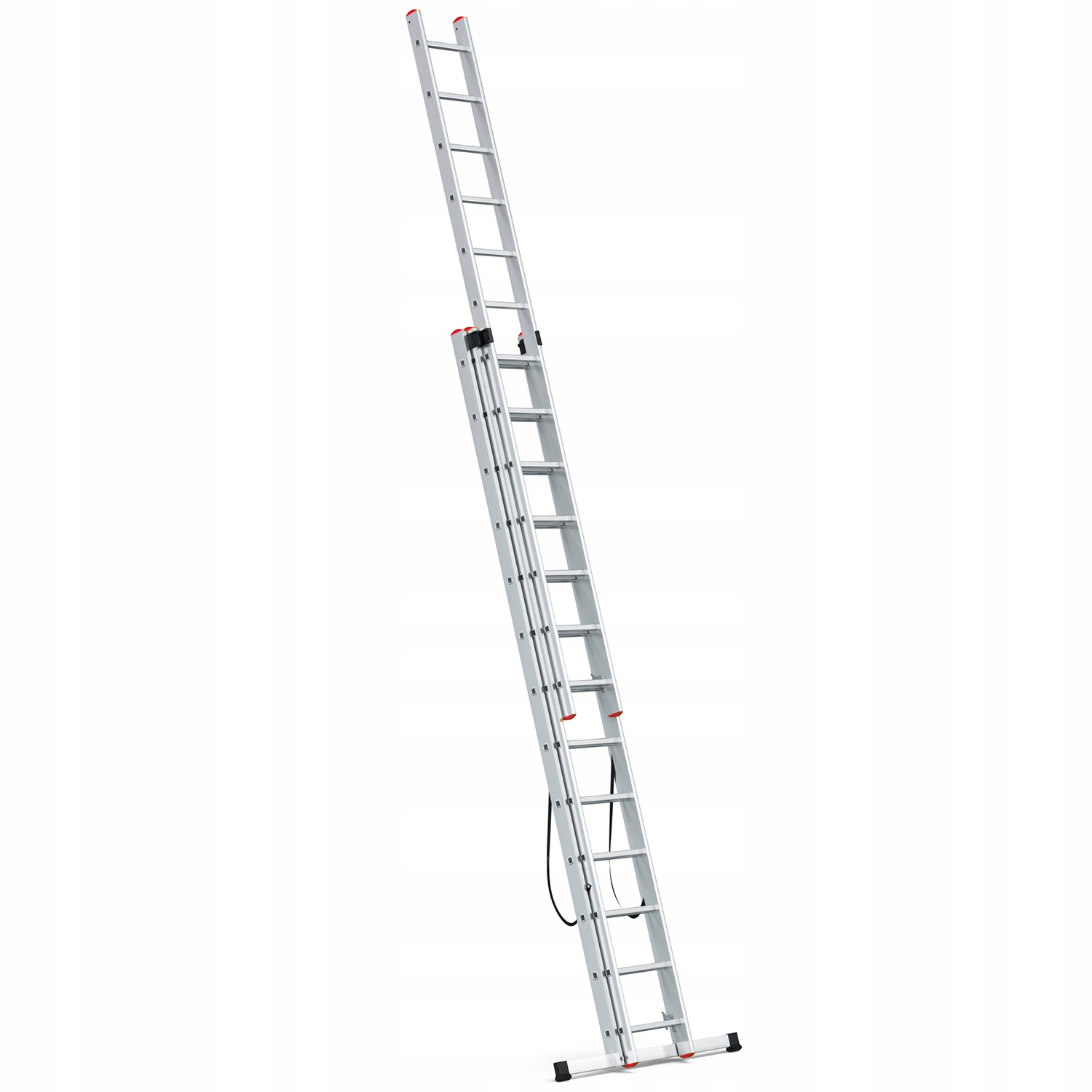 Drabina aluminiowa wielofunkcyjna 3x13 HIGHER na schody PRO + GRATIS — 2