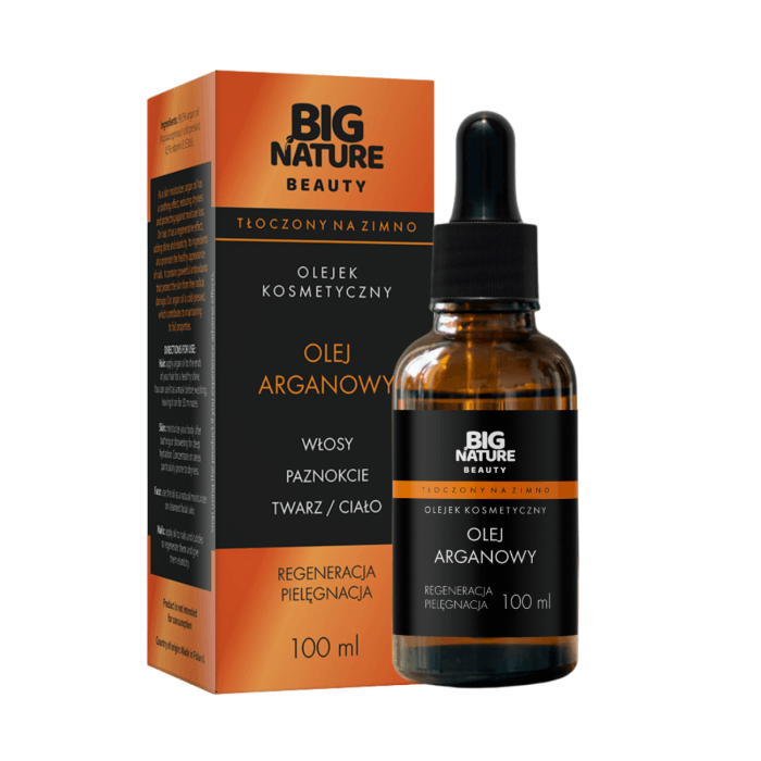 Olejek arganowy pielęgnacja odżywienie (włosy twarz paznokcie ciało) 100ml - BIG NATURE BEAUTY — 2