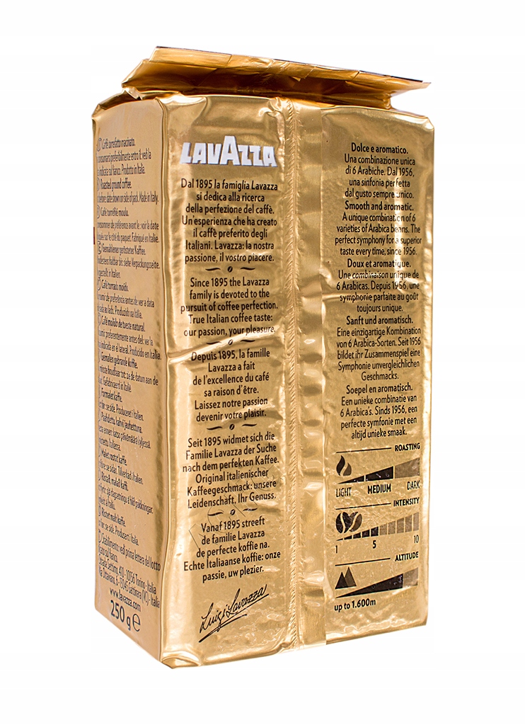 Lavazza Qualita Oro kawa mielona arabica średnio palona 250g — 2