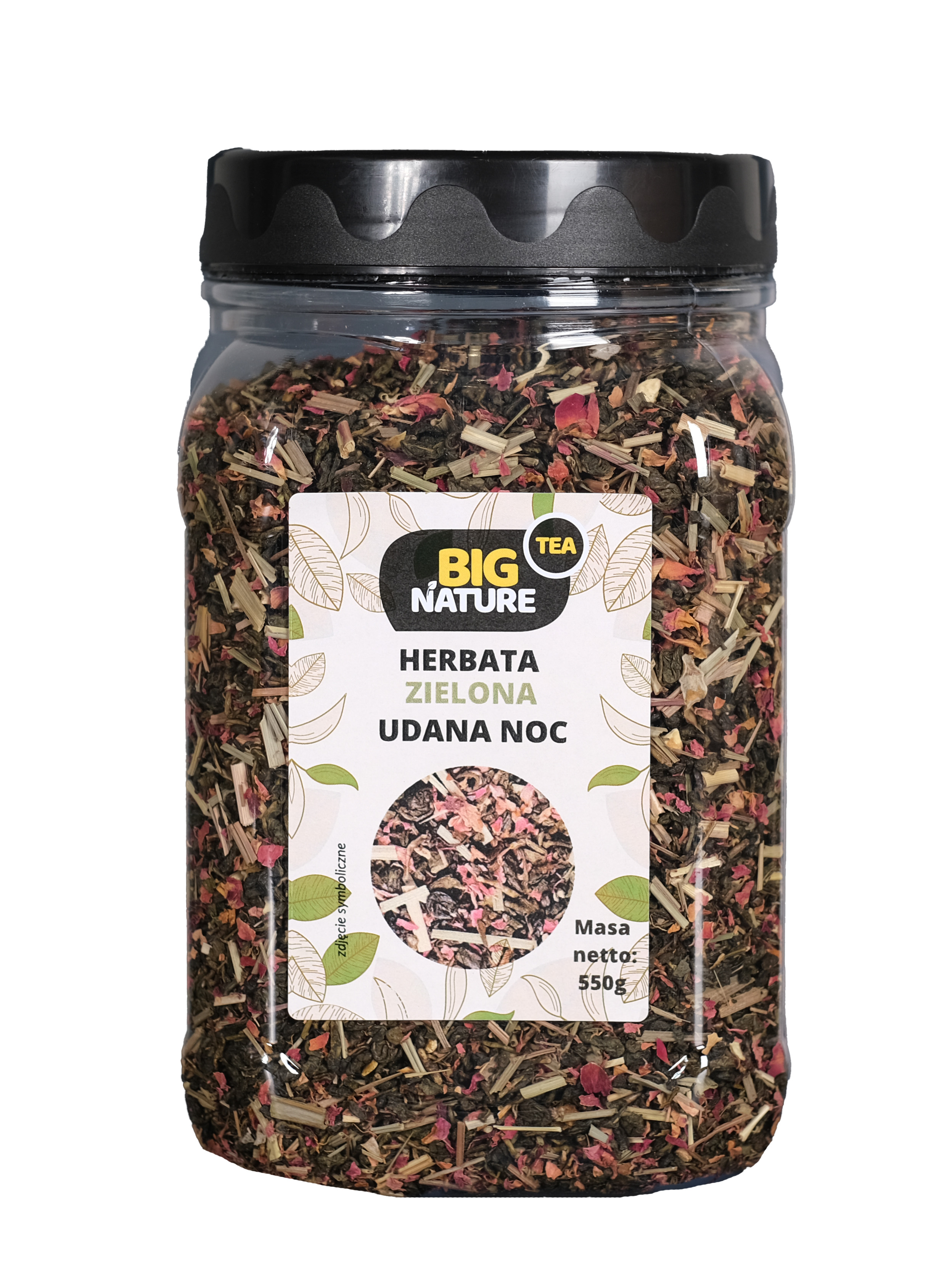 HERBATA ZIELONA UDANA NOC  550G