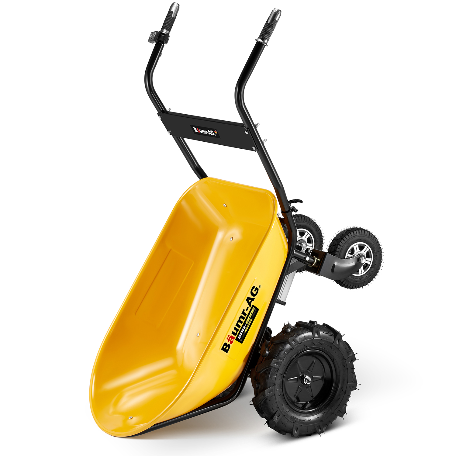 Taczka elektryczna ogrodowa wozidło budowlane 100L BAUMR-AG BPR-800E 260kg — 3
