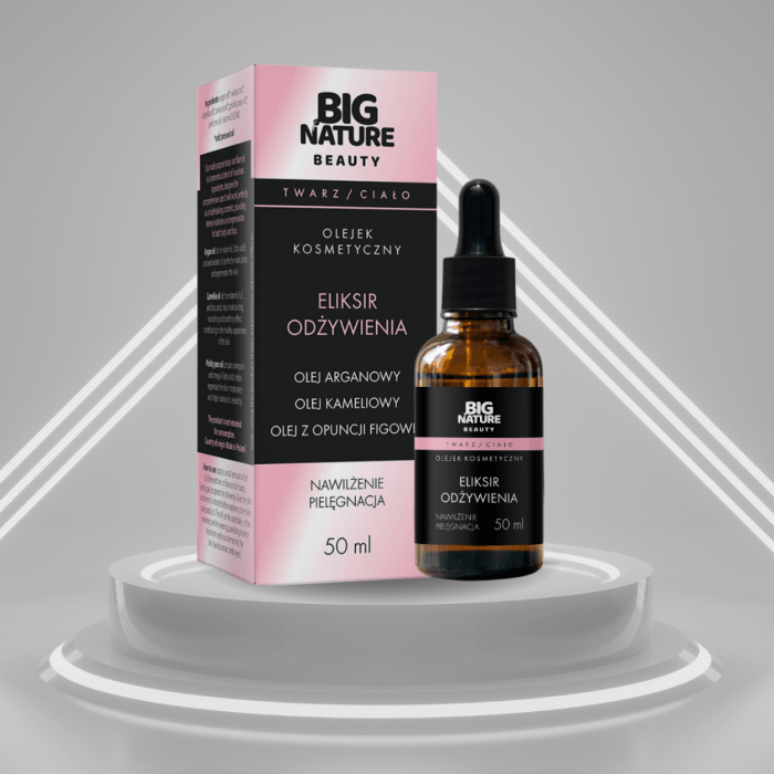 Olejek nawilżający do ciała (arganowy, kameliowy, opuncji figowej) 50ml - BIG NATURE BEAUTY