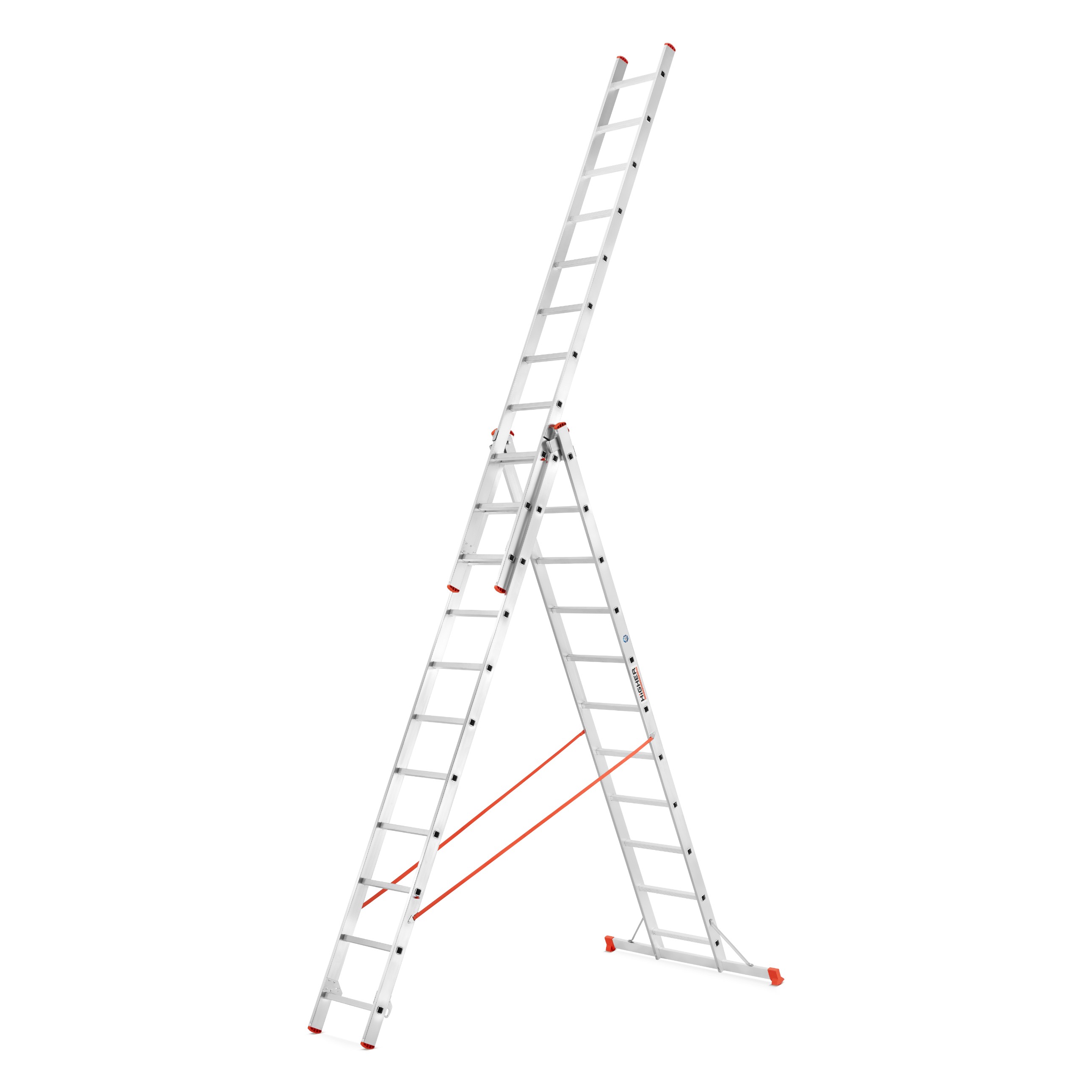 Drabina aluminiowa profesjonalna wielofunkcyjna HIGHER 3x12 seria 73PRO — 5