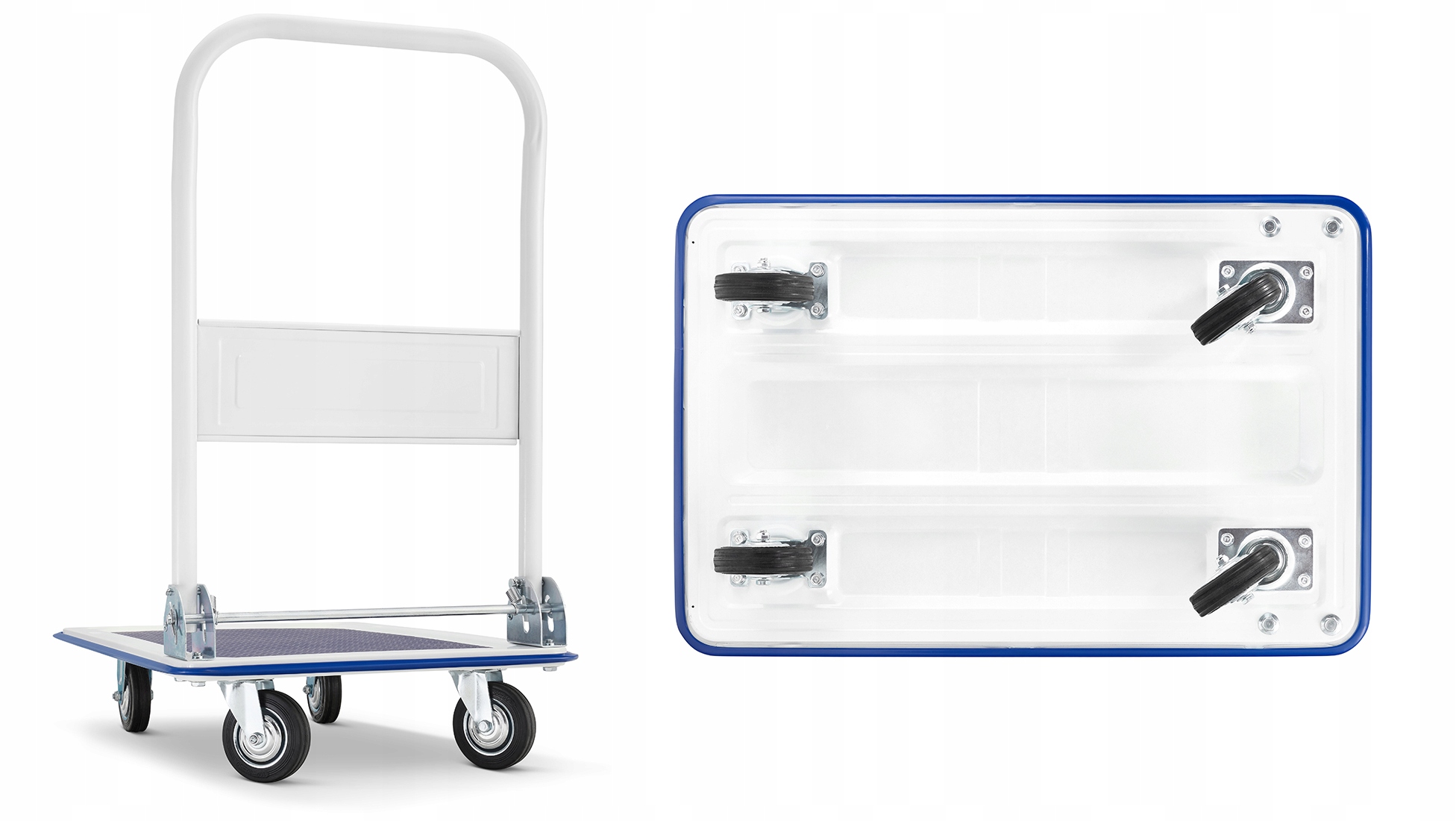 Wózek platformowy towarowy składany transportowy magazynowy HIGHER 150kg — 10