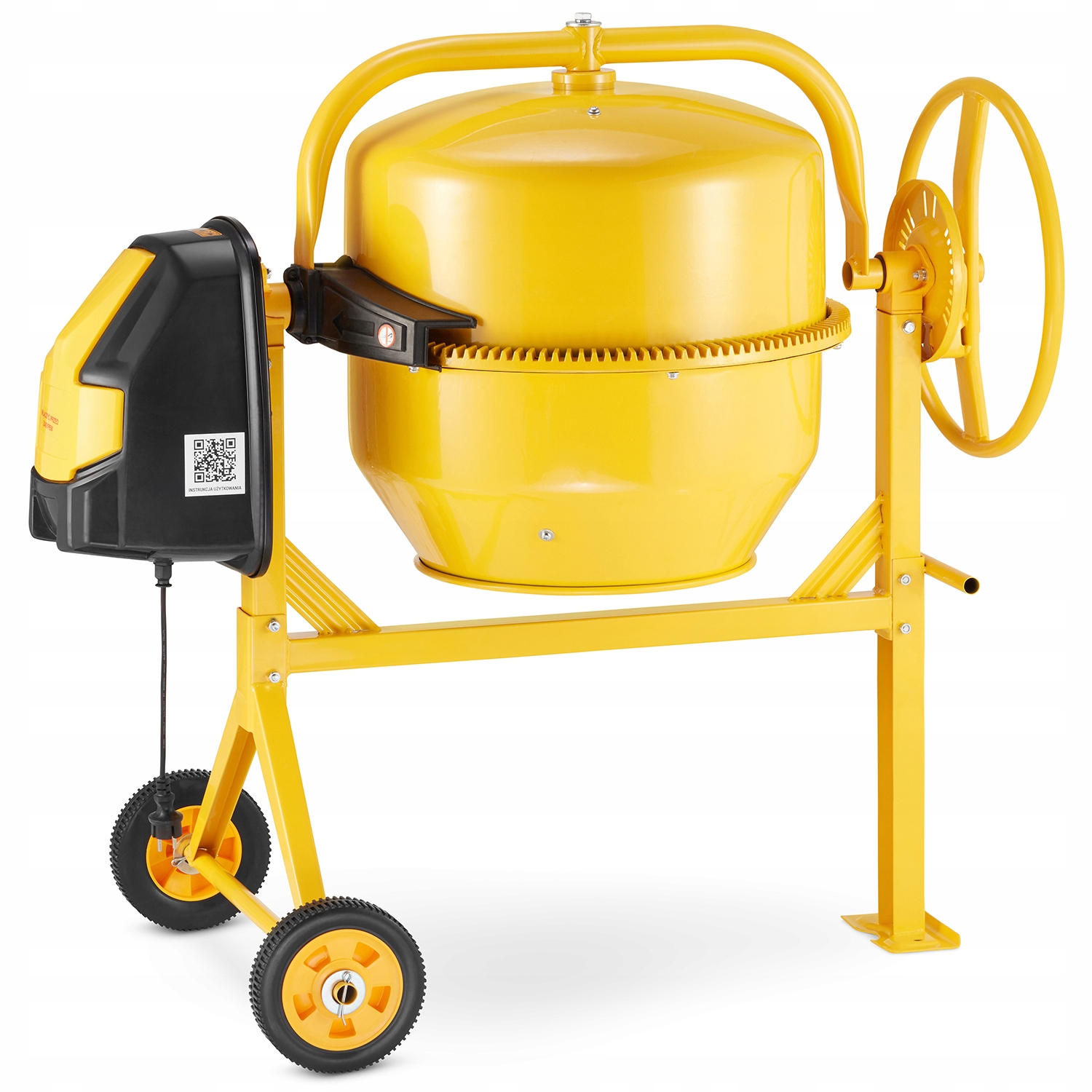 Betoniarka budowlana HIGHER mieszarka 120L 650W 230V żeliwny wieniec — 8
