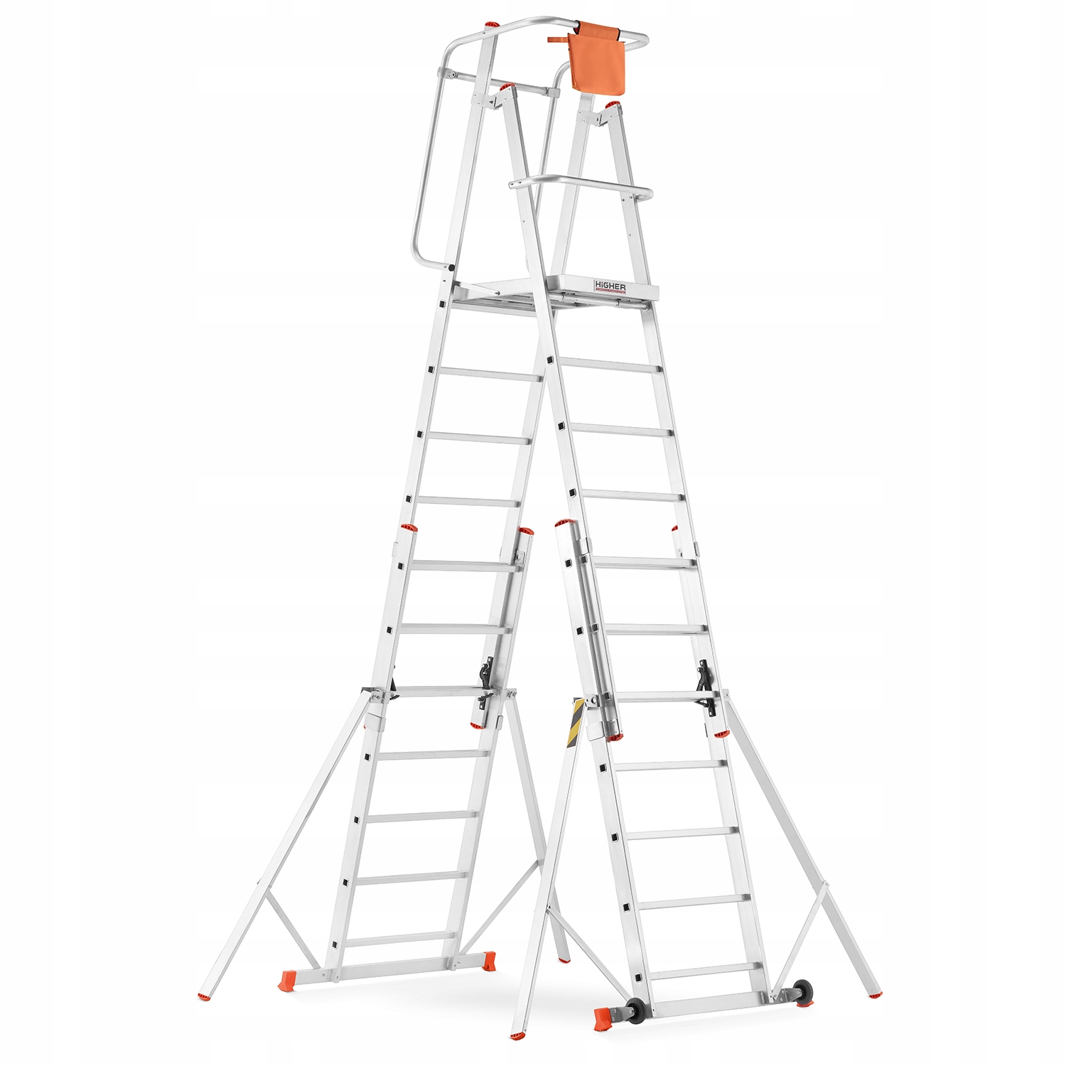 Drabina rusztowanie aluminiowe podnośnik HIGHER 8104-C — 9