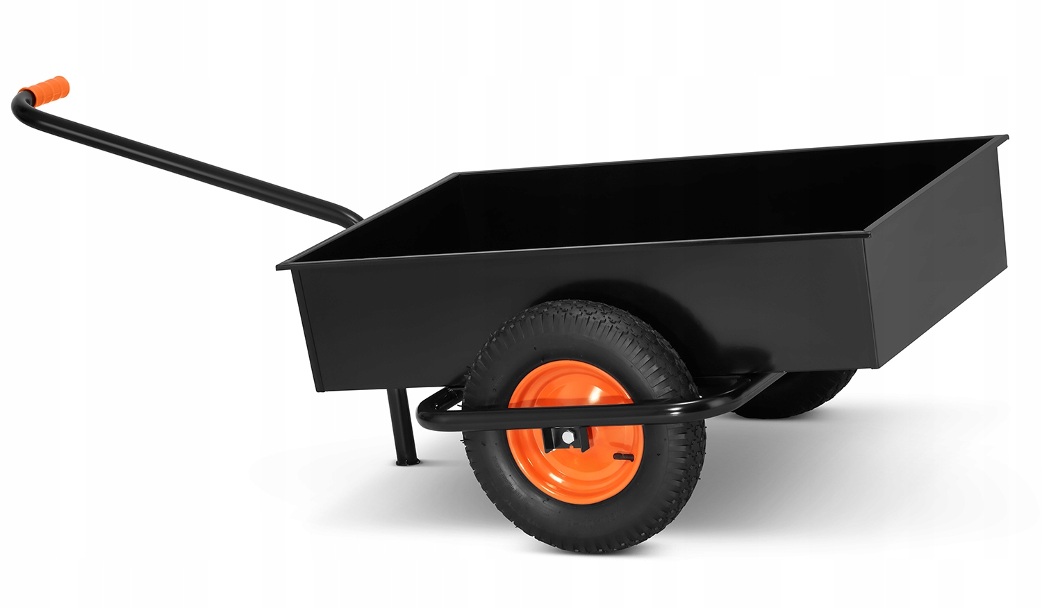 WÓZEK TRANSPORTOWY STALOWY OGRODOWY HIGHER TACZKA KOLEBA 180 L / 390 kg — 3