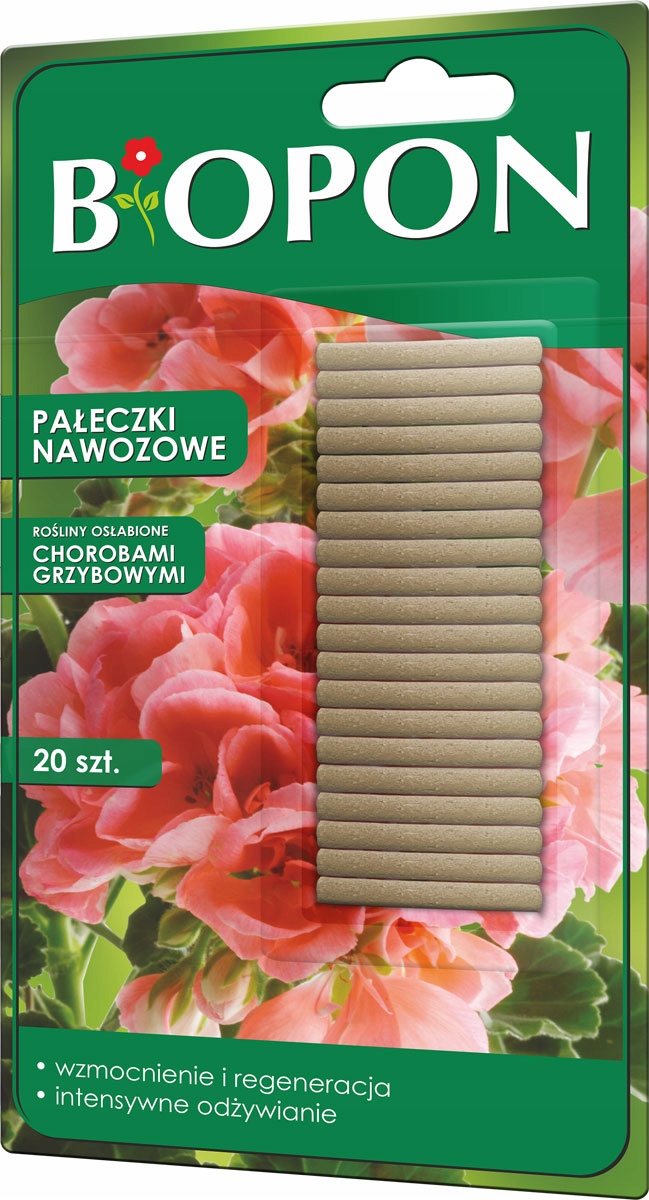 BIOPON Pałeczki do roślin osłabionych chorobami 20