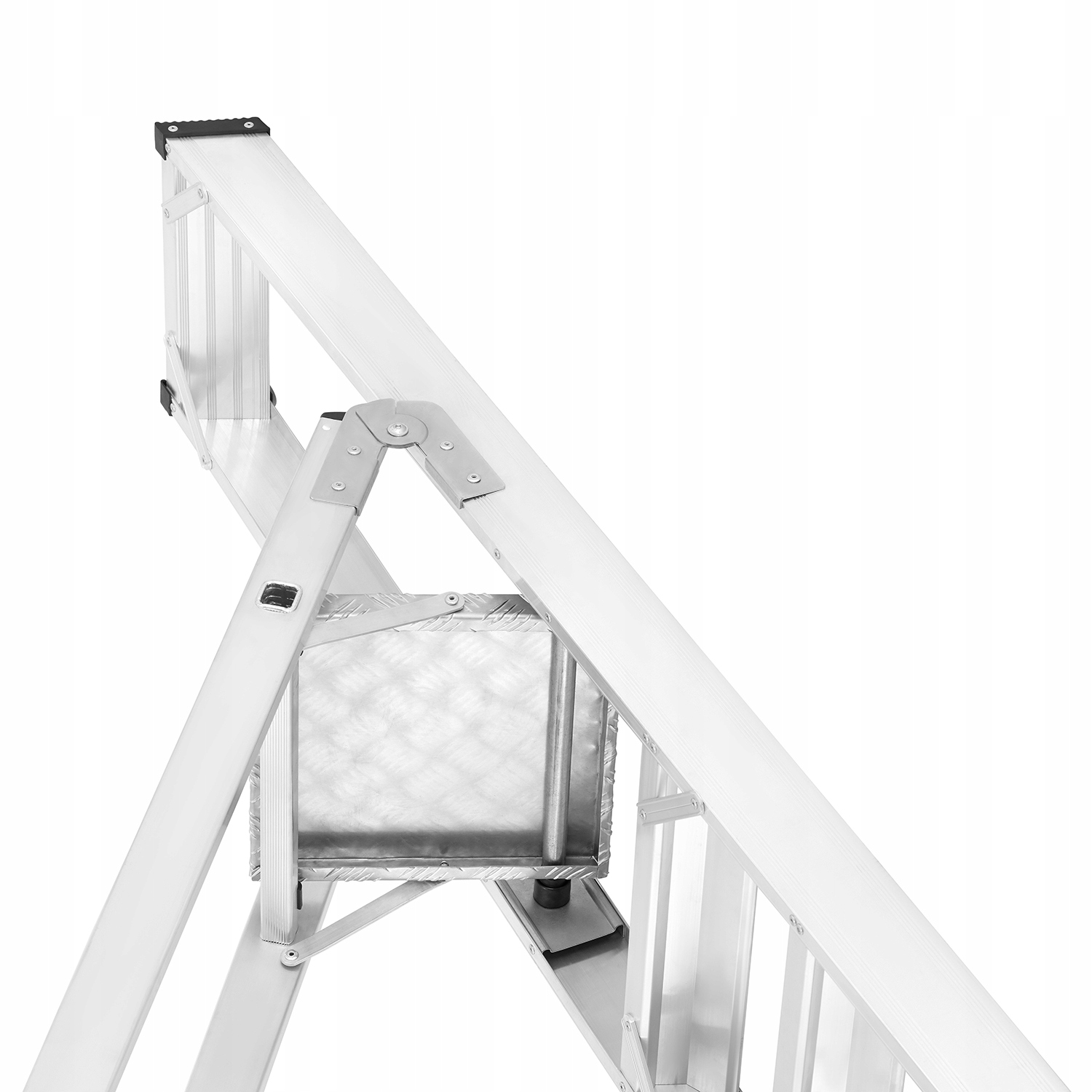 Drabina magazynowa podest roboczy ALOSS 9304 2,85m — 8