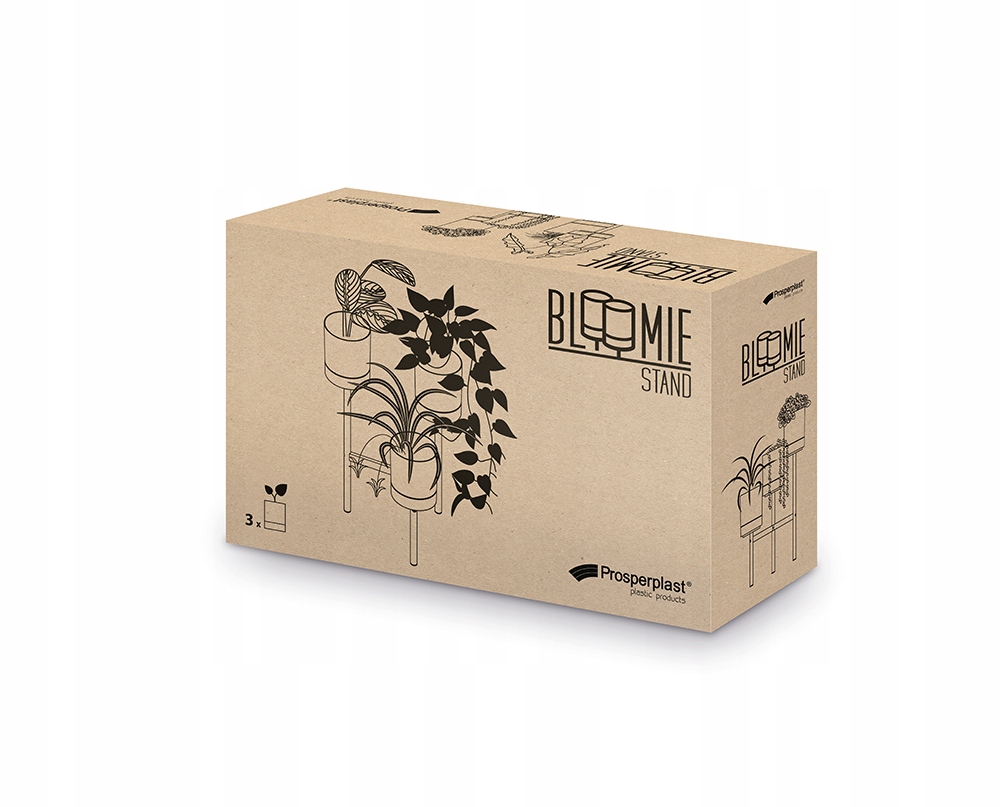 Kwietnik BLOOMIE STAND IKD3L | Beton — 4