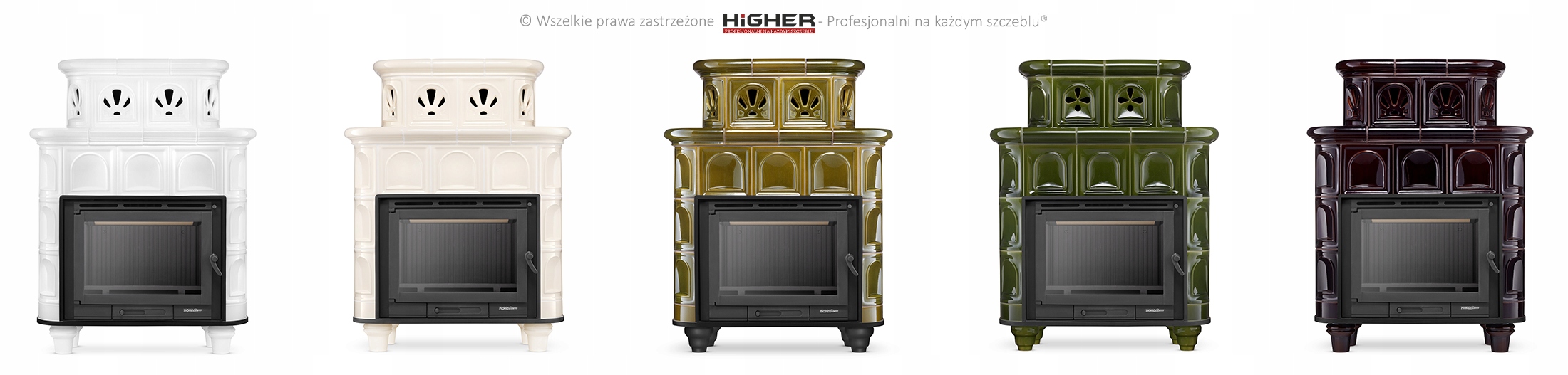 PIEC KAFLOWY kominek koza stalowy wkład KRIS MORIS — 5