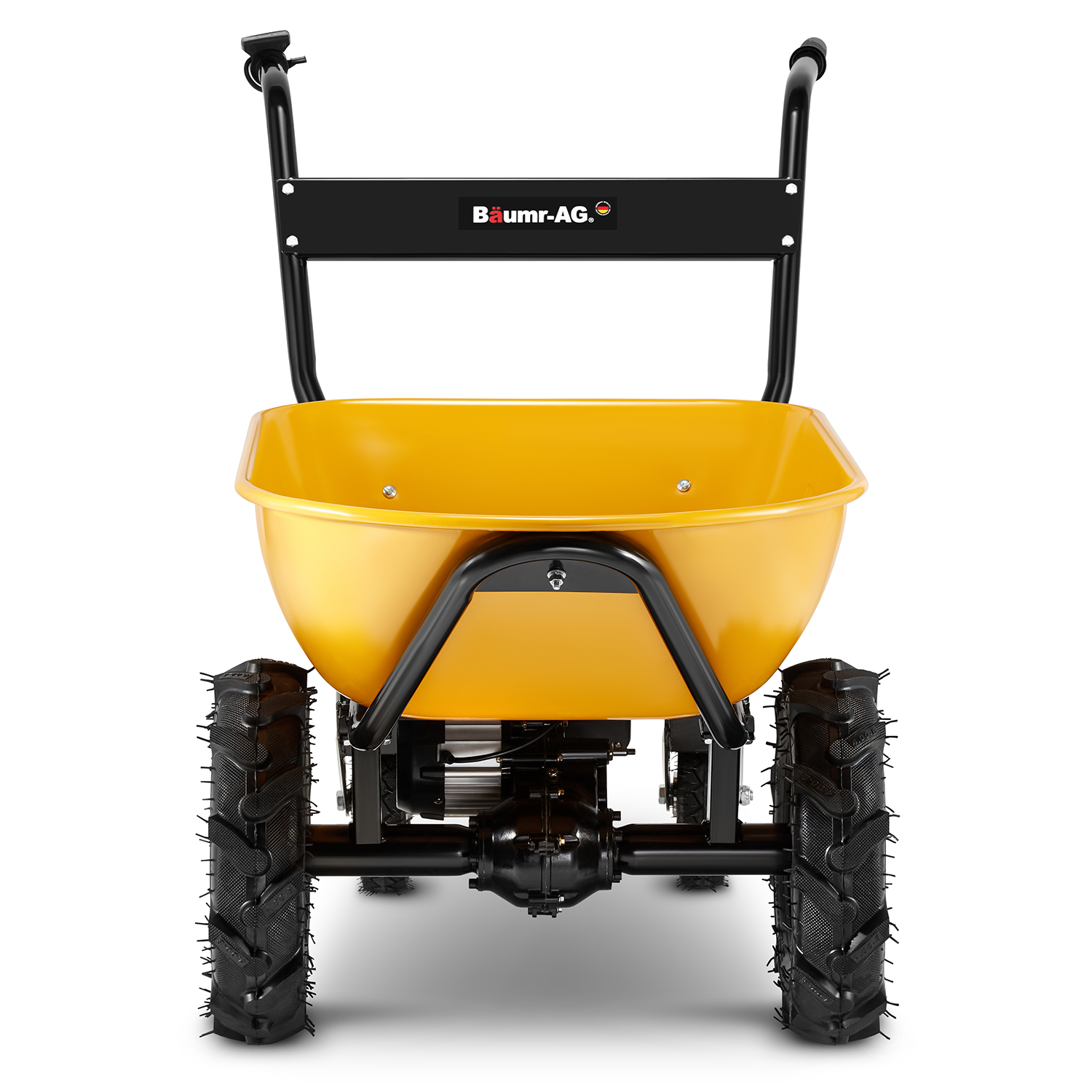 Taczka elektryczna ogrodowa wozidło budowlane 100L BAUMR-AG BPR-800E 260kg — 7
