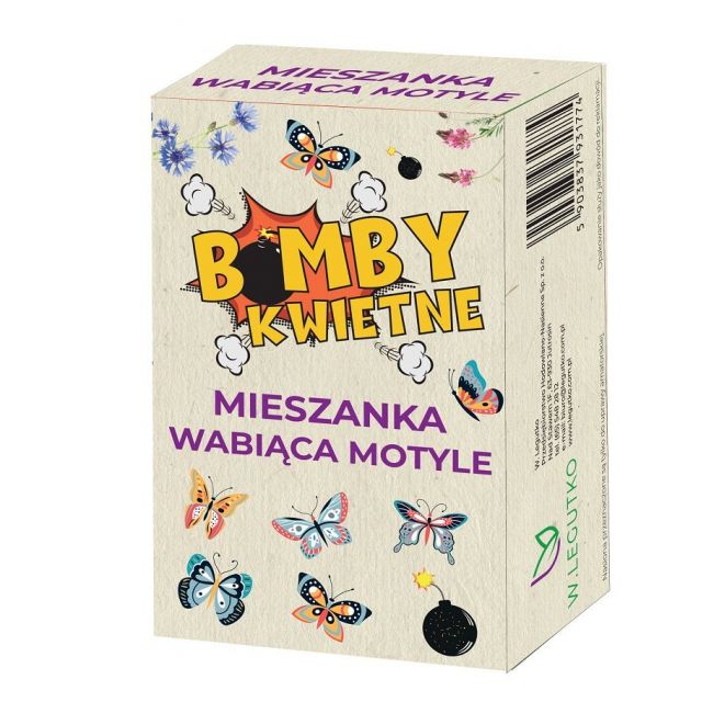 Nasiona Bomby Kwietne - Mieszanka wabiąca motyle, 5 szt.