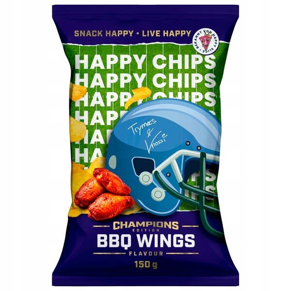 Happy Chips BBQ Wings 150g Kurczak Karton — 3