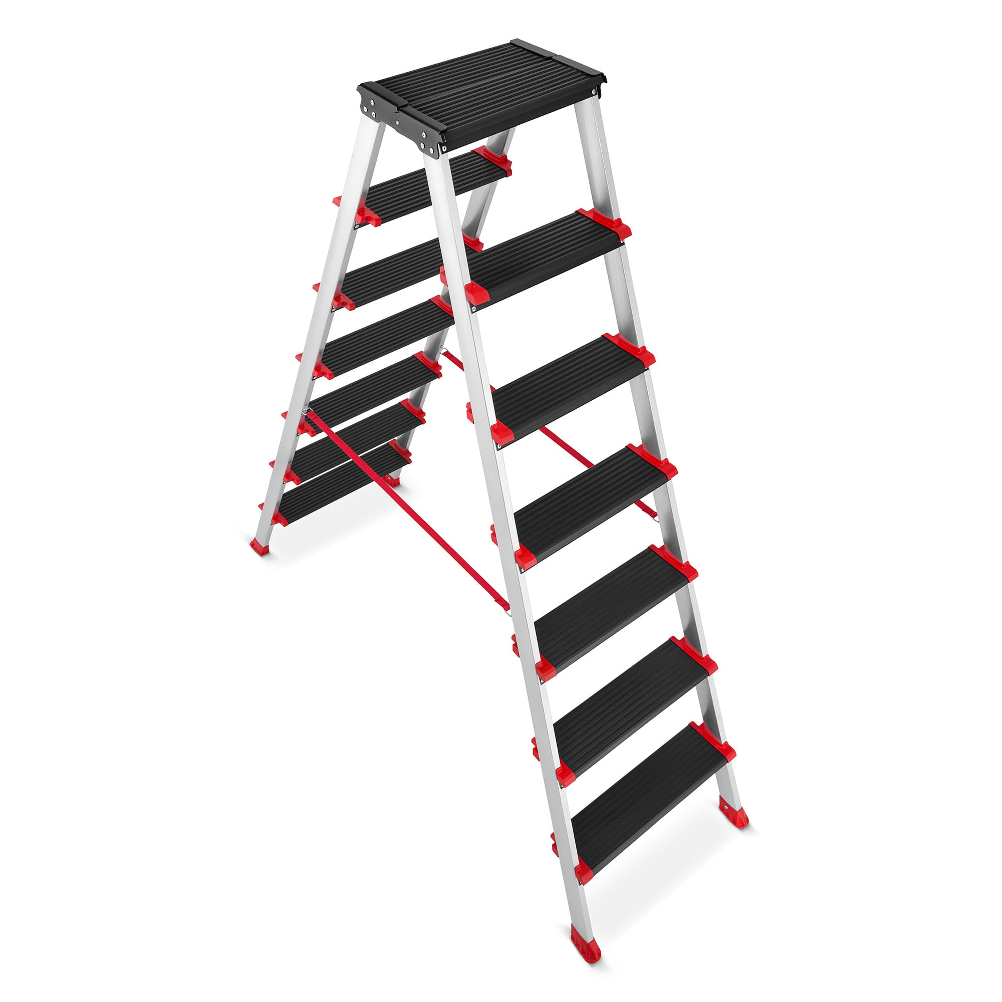 Drabina aluminiowa profesjonalna dwustronna składana HIGHER 2x7 - 3,76 m — 7