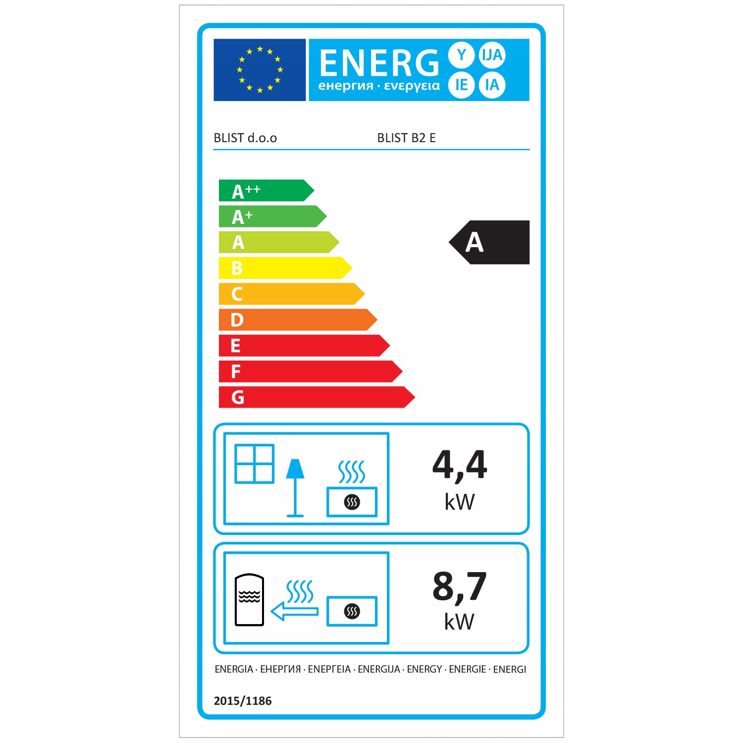 Piec piecyk kominek koza z płaszczem wodnym kocioł CO BLIST B2E — 10