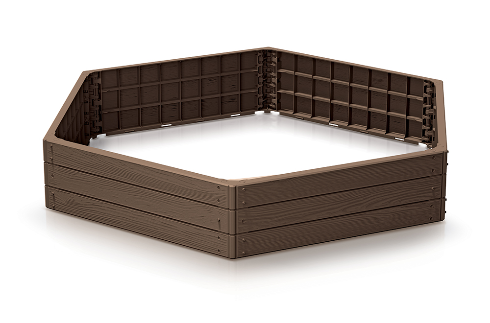 Rabata ogrodowa Base Woody 1480x1290 mm | Rustykal — 2