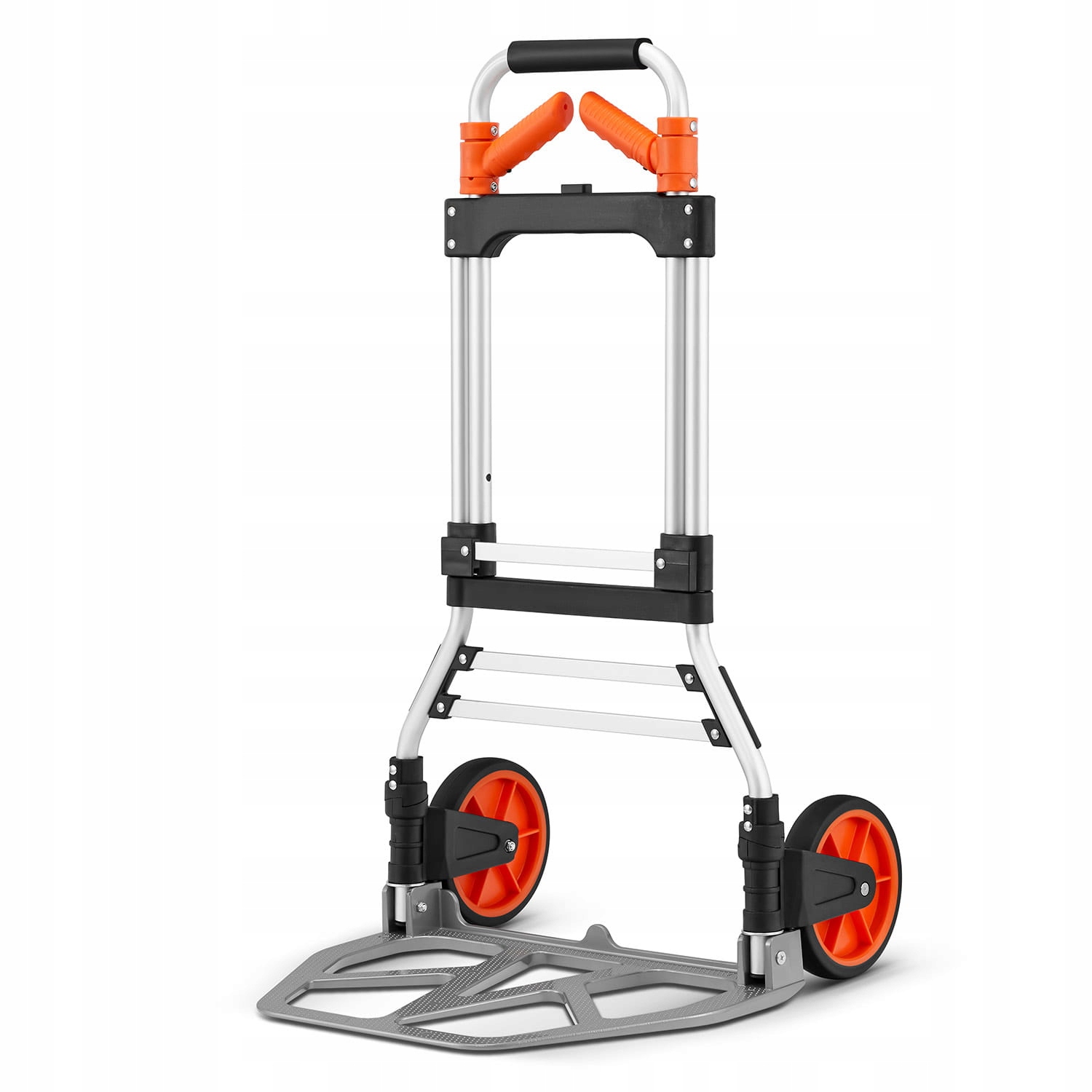 Wózek ręczny transportowy aluminiowy młynarka HIGHER składana płaska 120 kg — 5