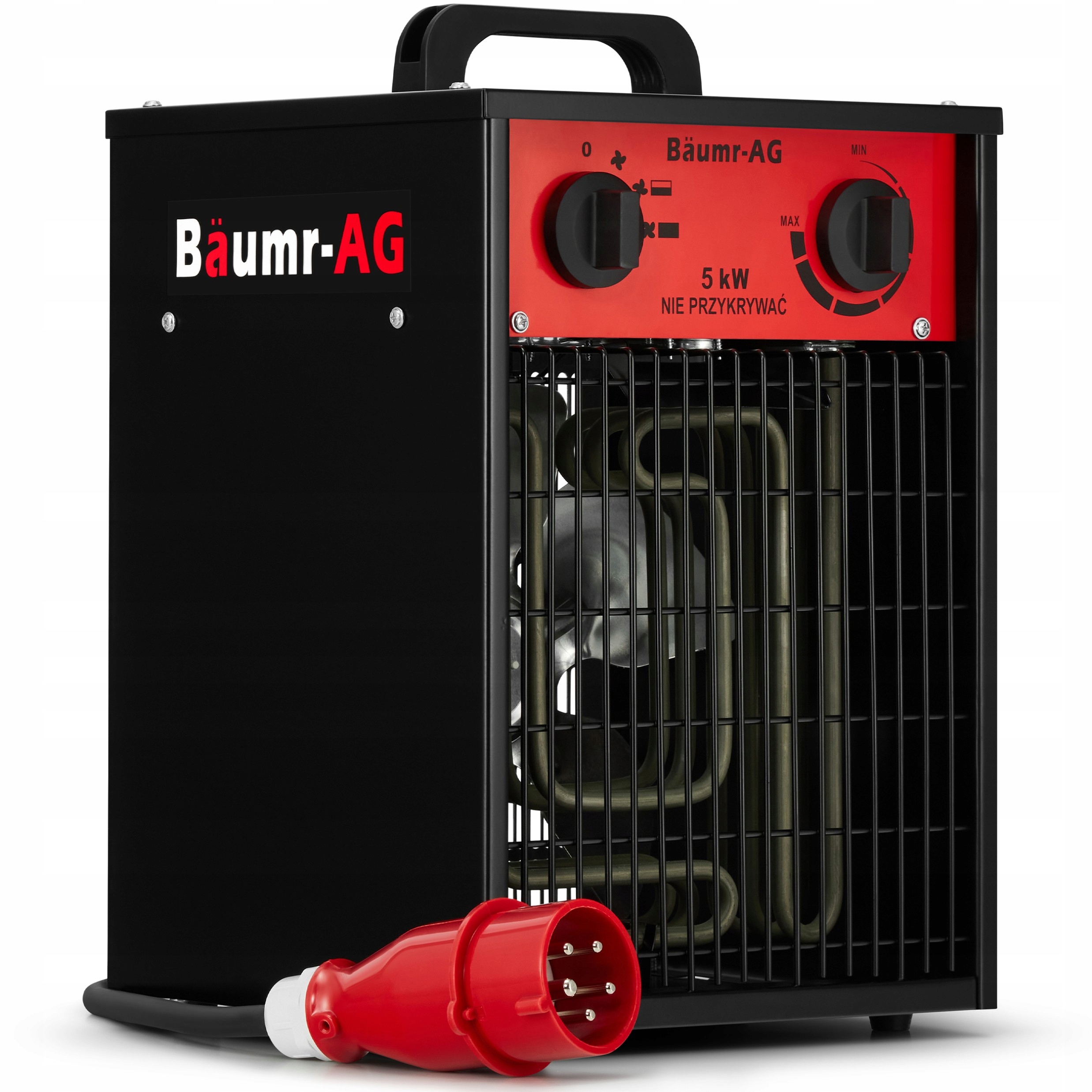 Nagrzewnica elektryczna BAUMR-AG 5kW 5000W dmuchawa farelka 400V siła